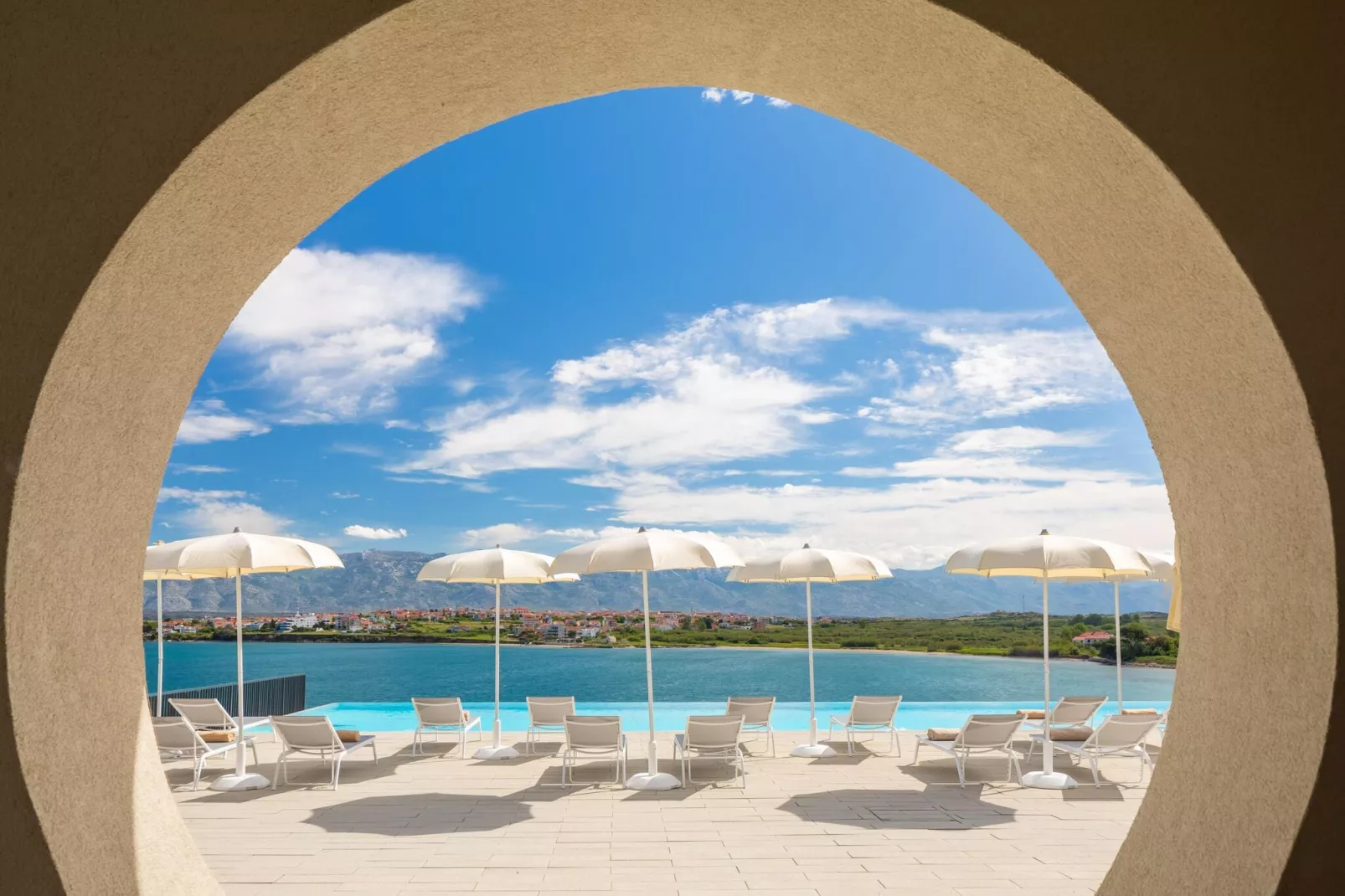 AMINESS AVALONA Camping Resort Povljana Insel Pag LUXURY Holiday Home WITH POOL-Water view