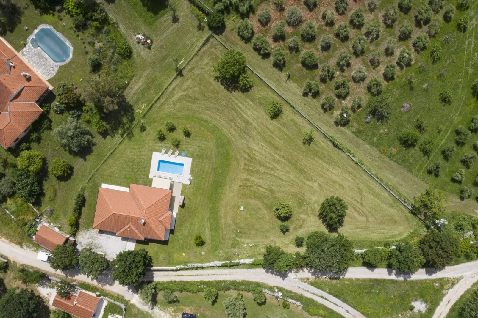 Villa Jana-Gebiete Sommer 1 km