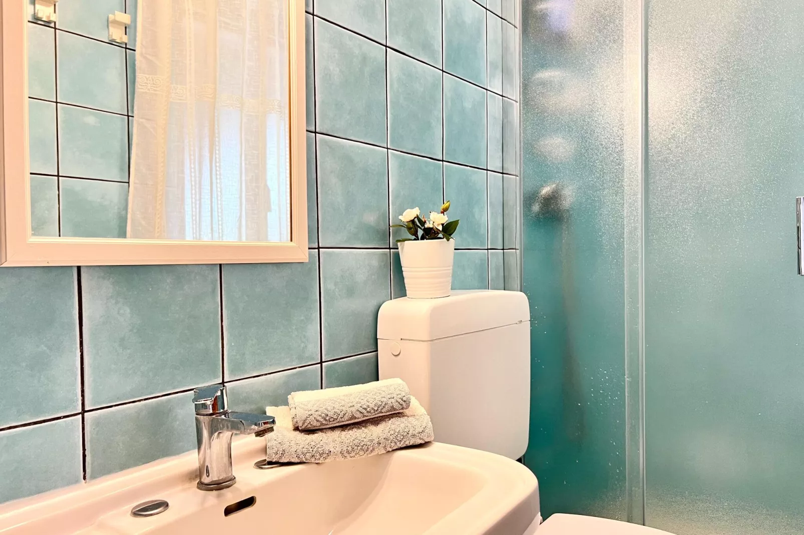 Holiday home, Francavilla di Sicilia-Villa Elios-Badezimmer