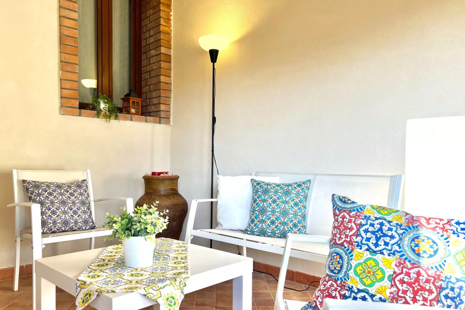Holiday home, Francavilla di Sicilia-Villa Elios-Terrassenbalkon