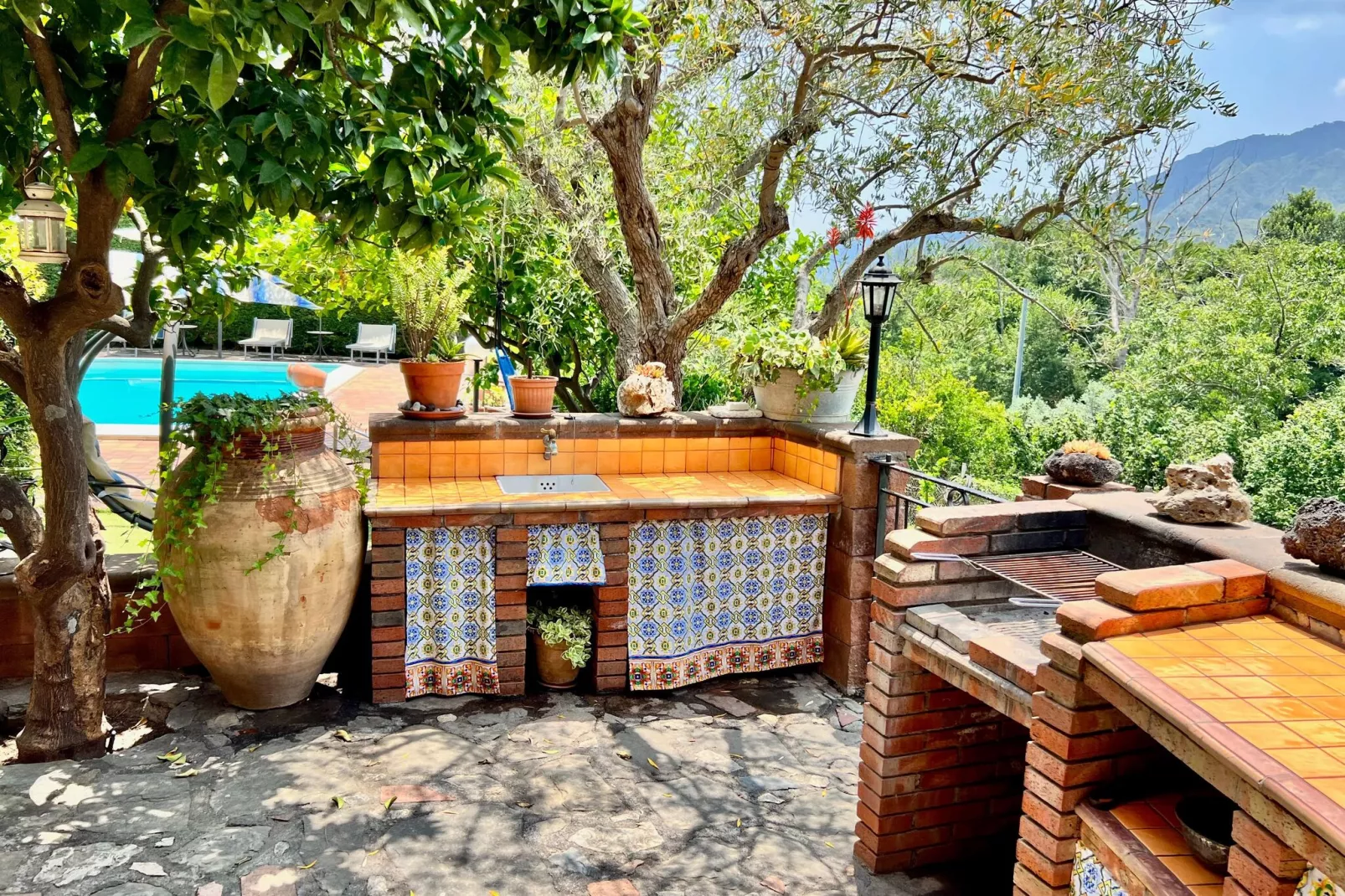 Holiday home, Francavilla di Sicilia-Villa Elios-Gärten Sommer