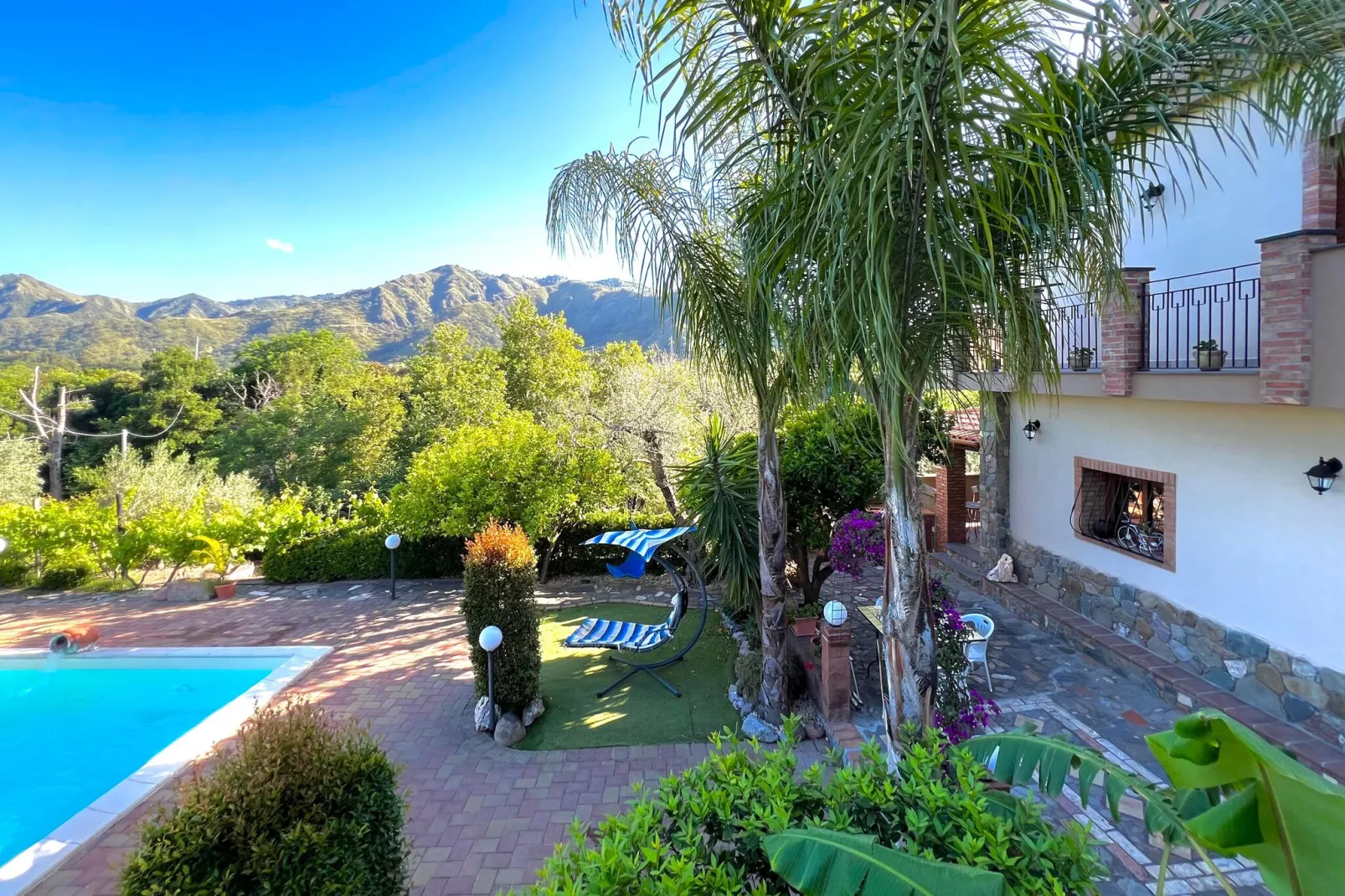 Holiday home, Francavilla di Sicilia-Villa Elios-Gärten Sommer