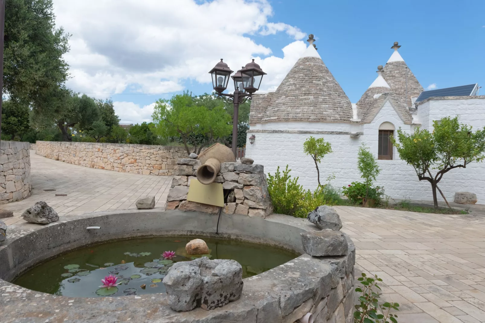 Trulli Azzalema Cisternino-Exterior summer