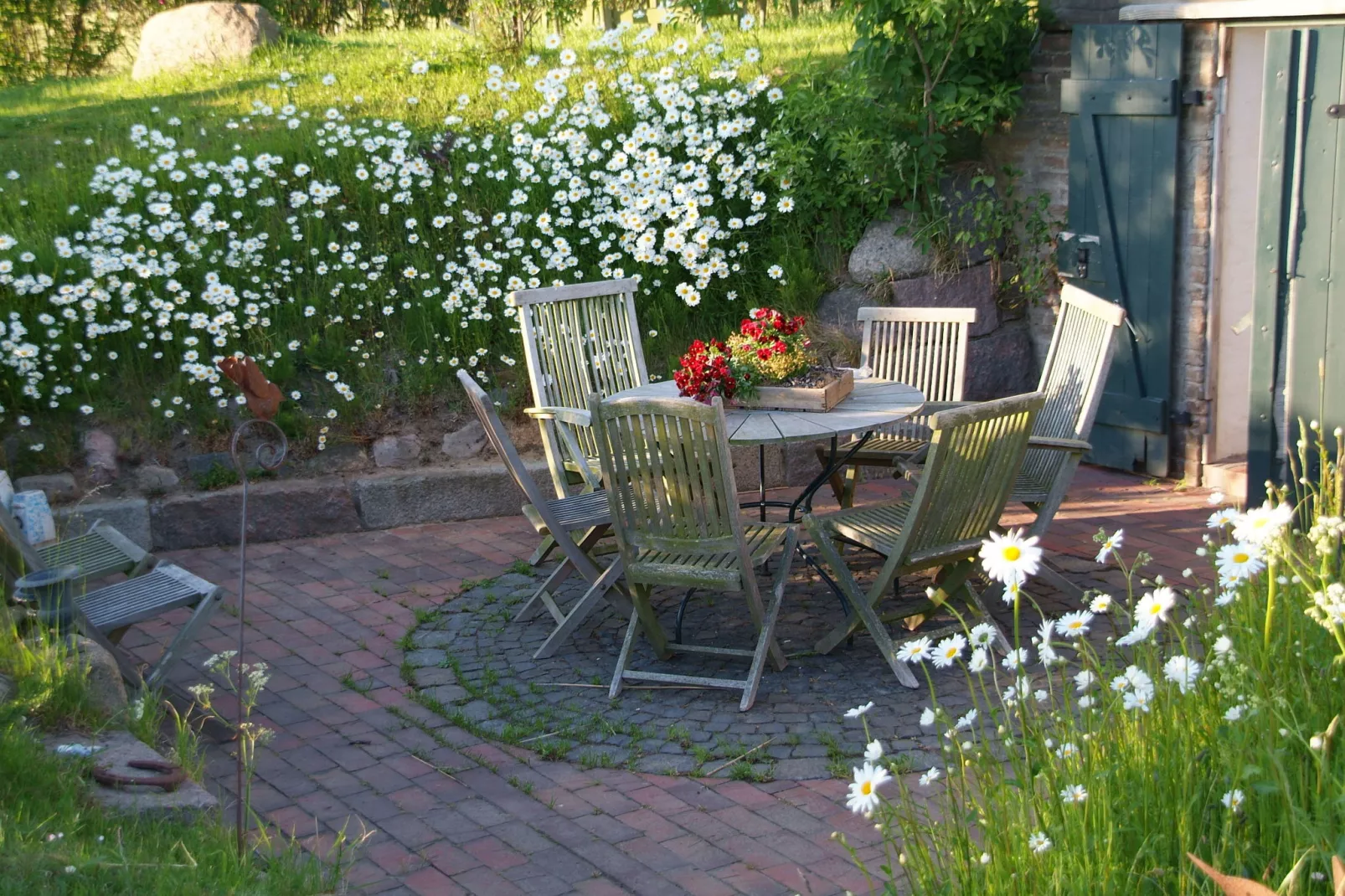 Mühle mit Charme-Gardens summer