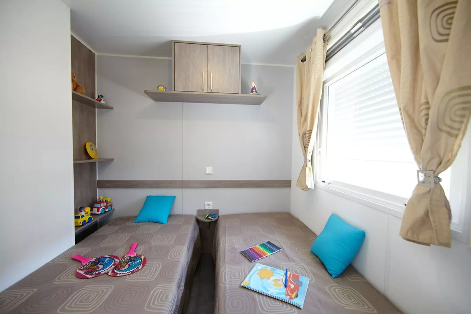 Camping L'Air Marin Vias-Plage / Mobilhome TAMPICO-Chambre