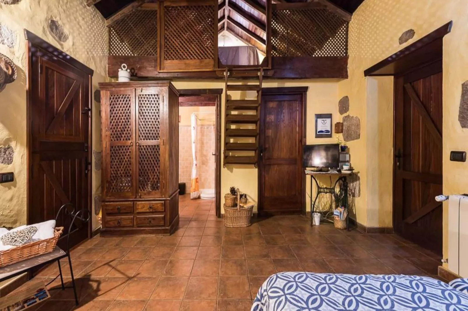 Finca Naturacanaria - Casa Azuaje-Wohnzimmer