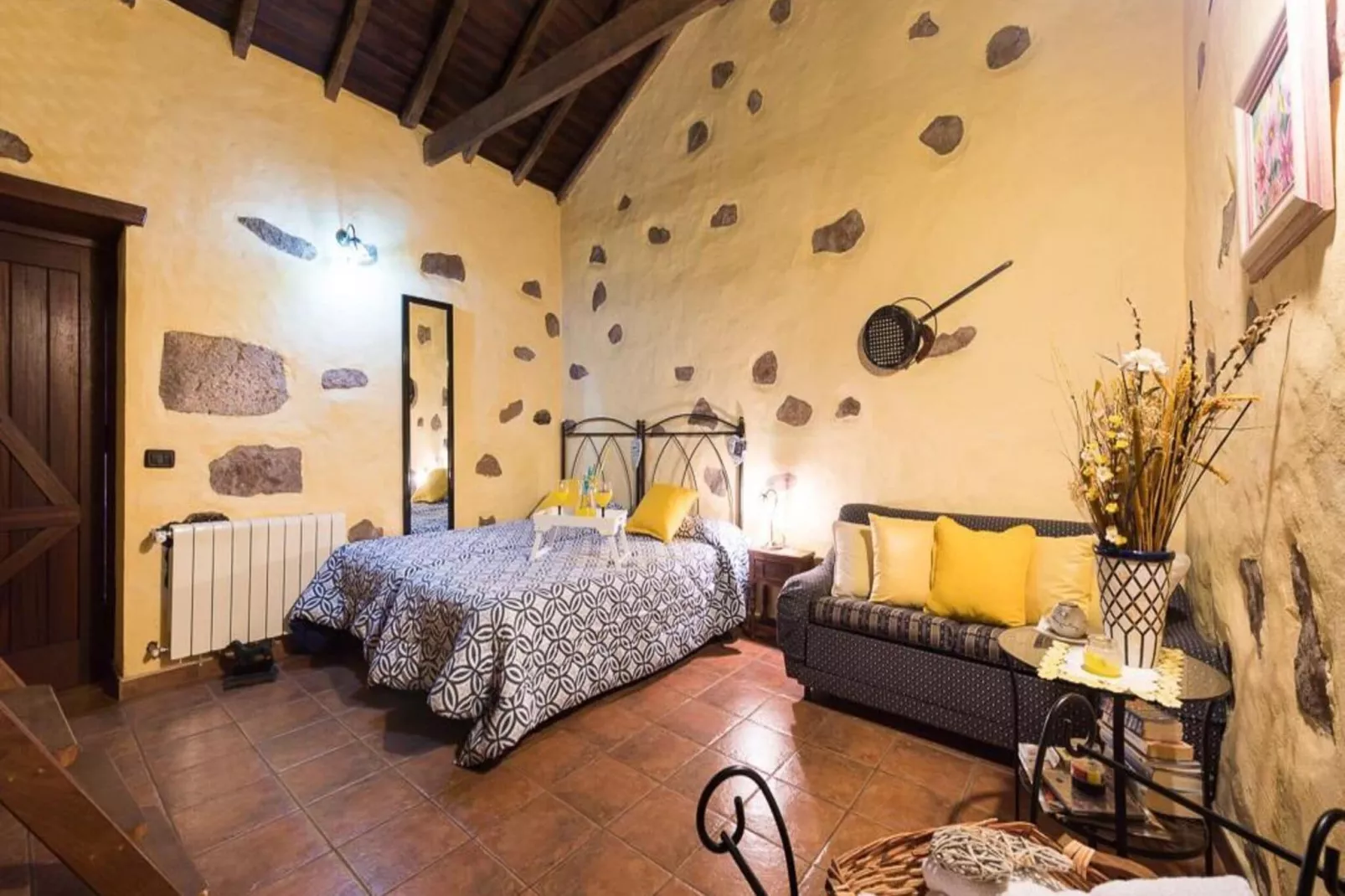 Finca Naturacanaria - Casa Azuaje-Schlafzimmer