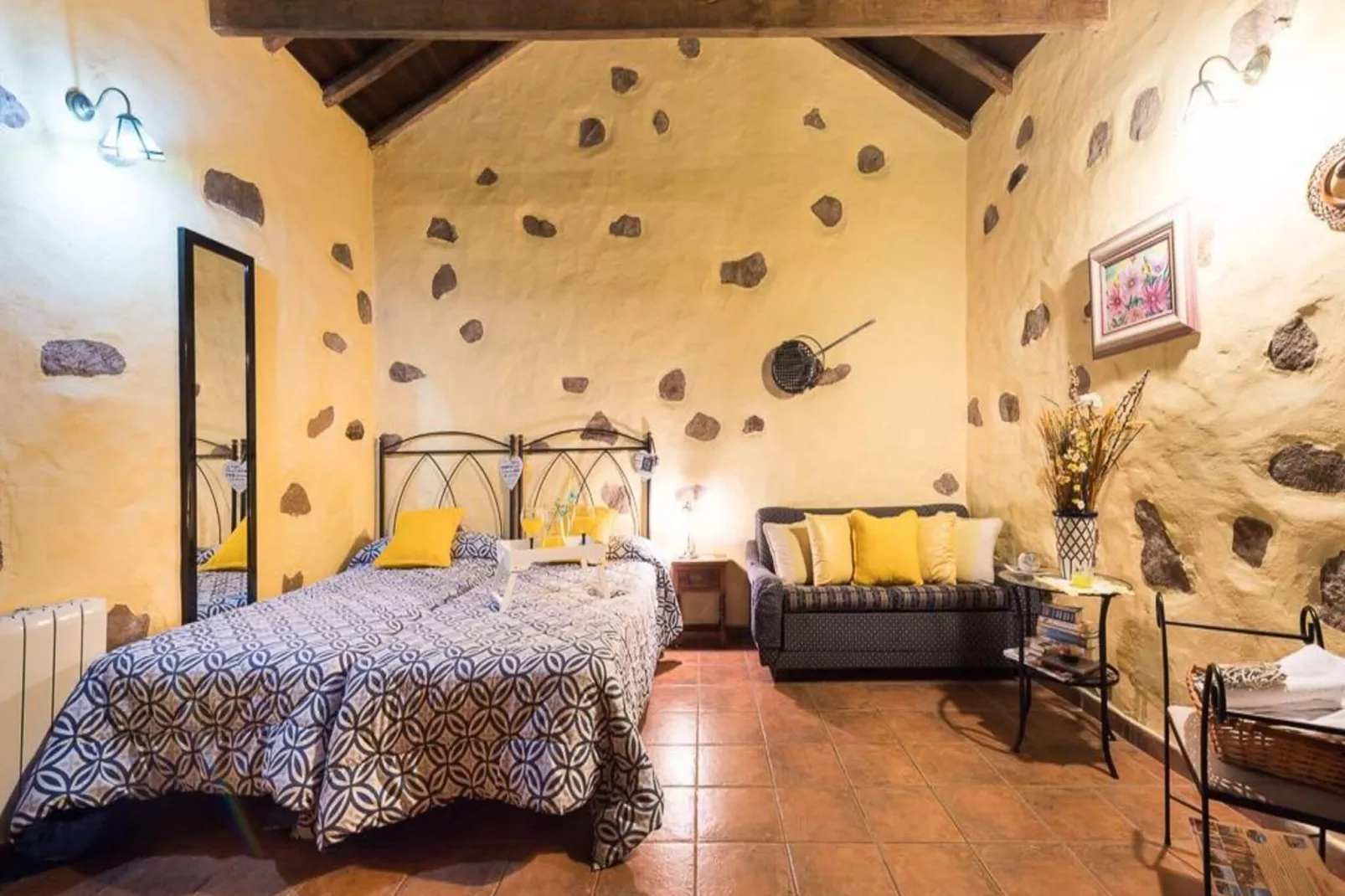 Finca Naturacanaria - Casa Azuaje-Schlafzimmer