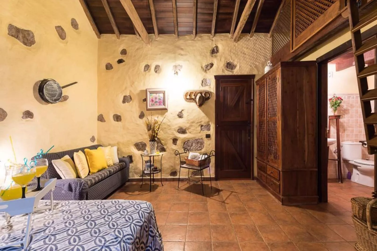 Finca Naturacanaria - Casa Azuaje-Schlafzimmer