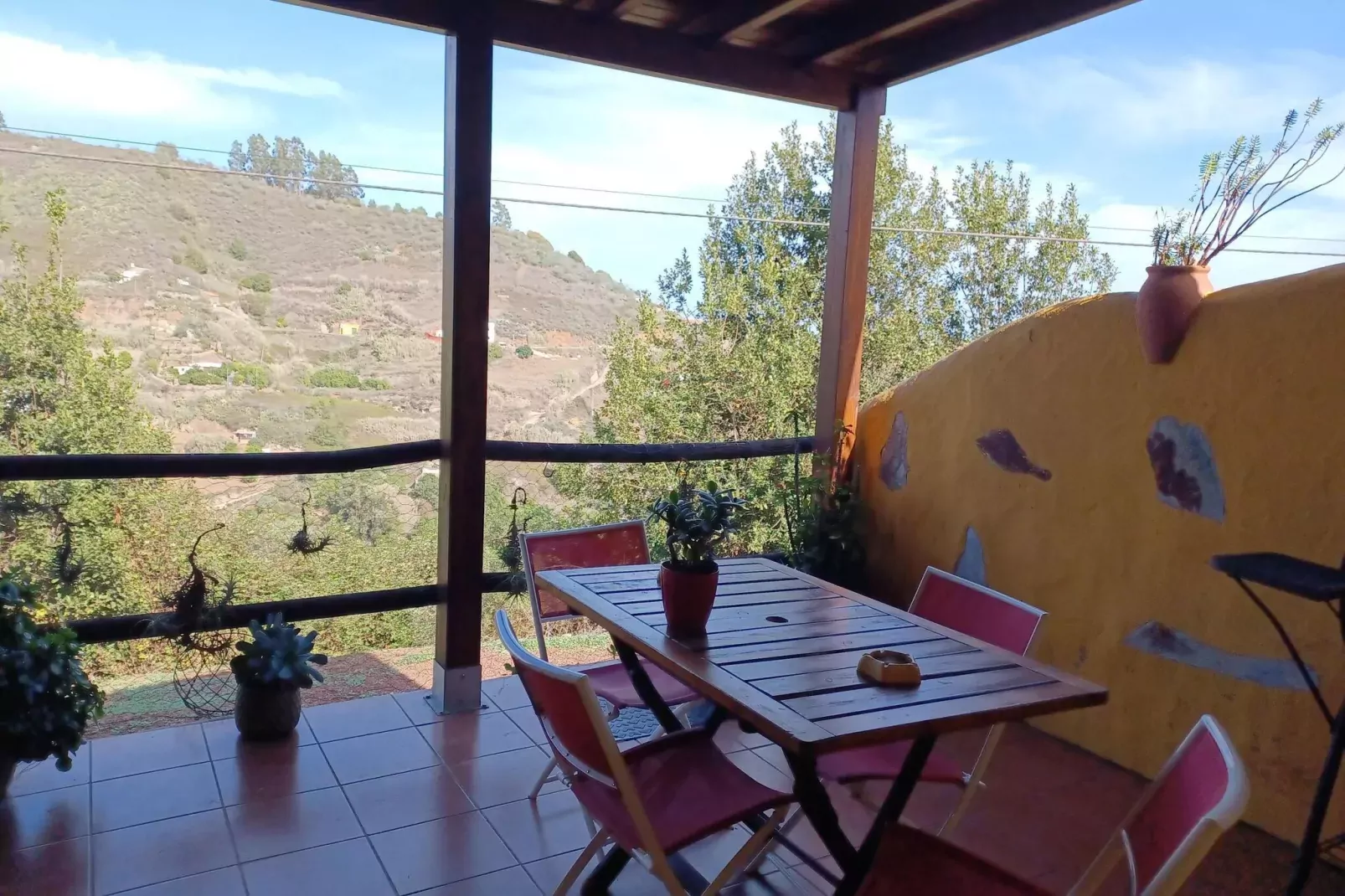 Finca Naturacanaria - Casa Azuaje-Aussicht Sommer