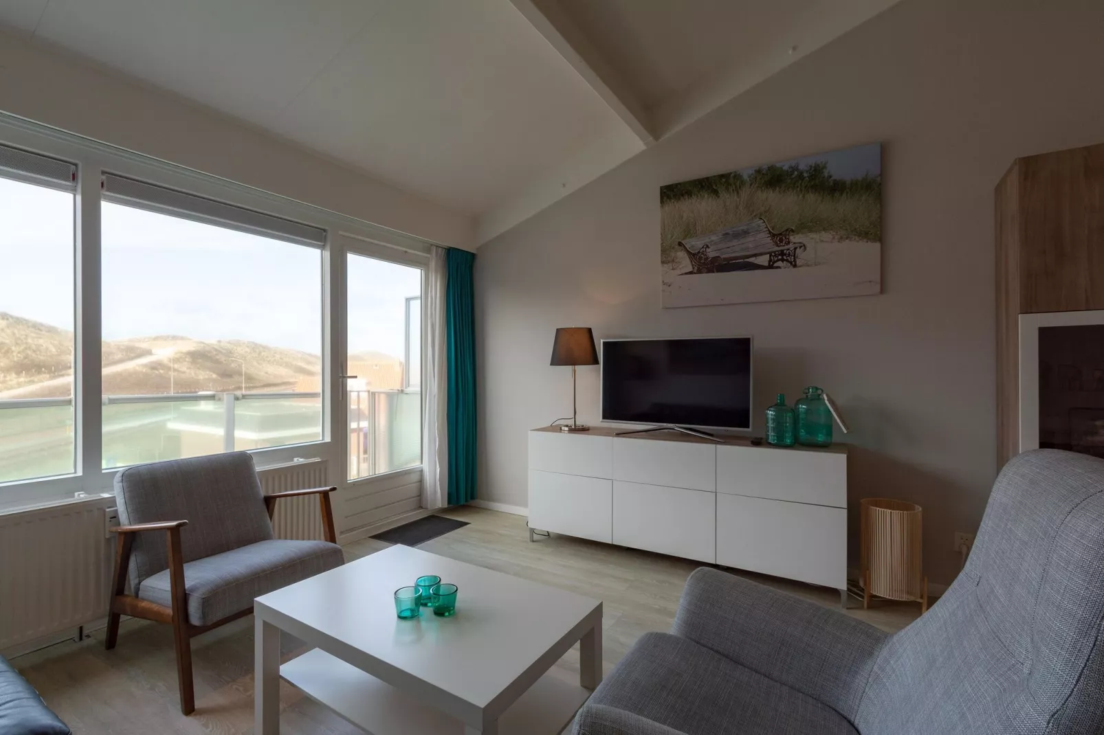 Beach Appartement 35-Living room