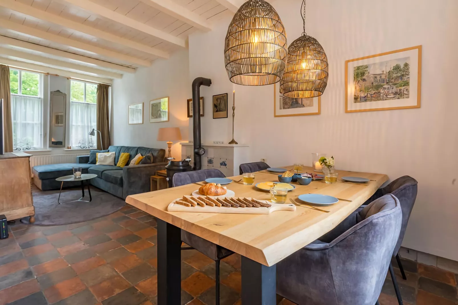 Vissershuisje Veere-Dining room