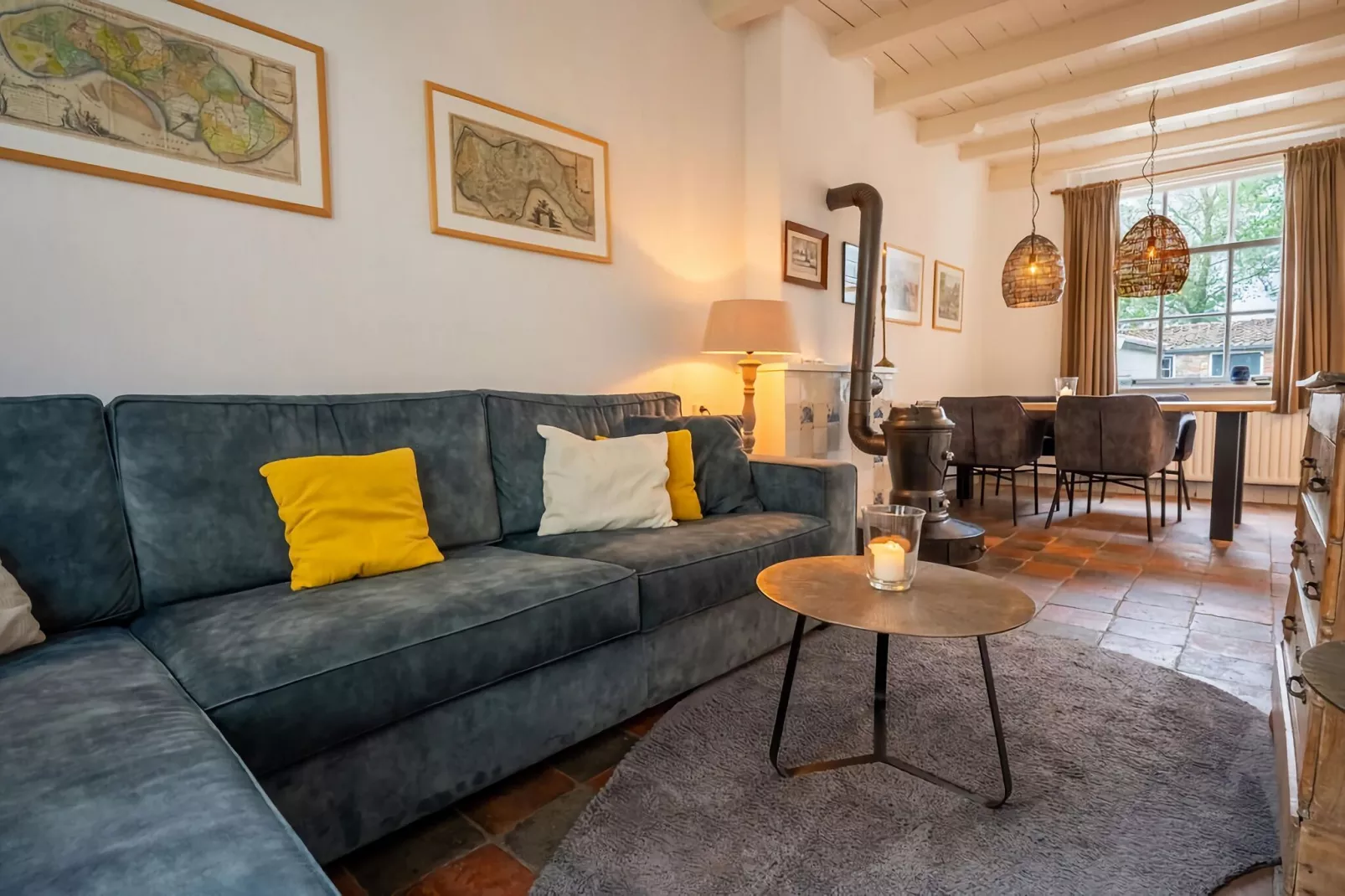 Vissershuisje Veere-Living room