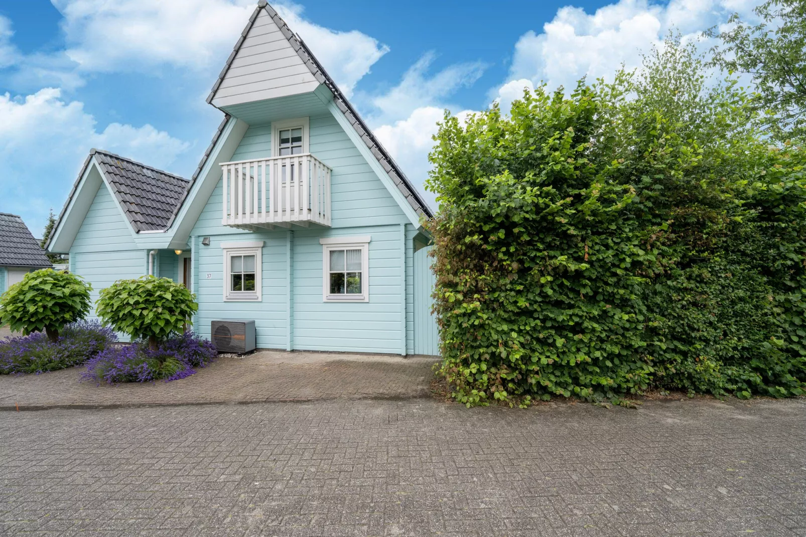 Casa Azul Finse stijl vakantiewoning 6pax aan het Zuidlaardermeer-Exterior summer