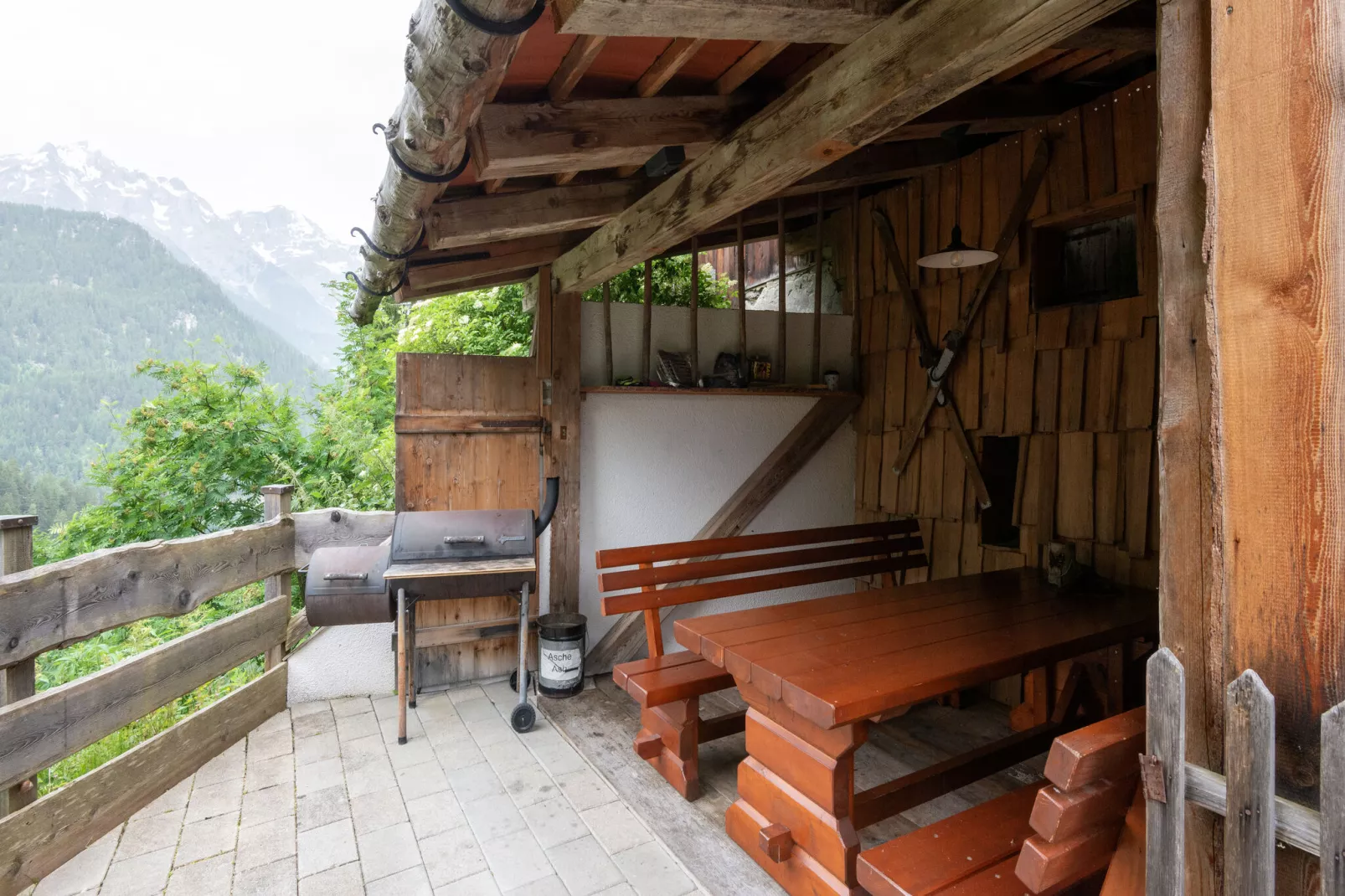Bergappartement Schernthaner Tobadill-Terrace balcony