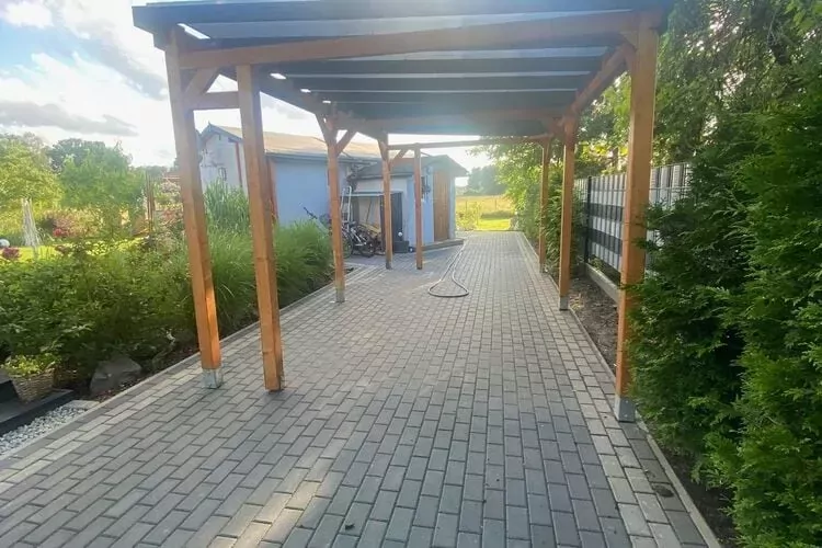 Dom wakacyjny w Stepniczce z sauną i jacuzzi-Balcon-terrasse