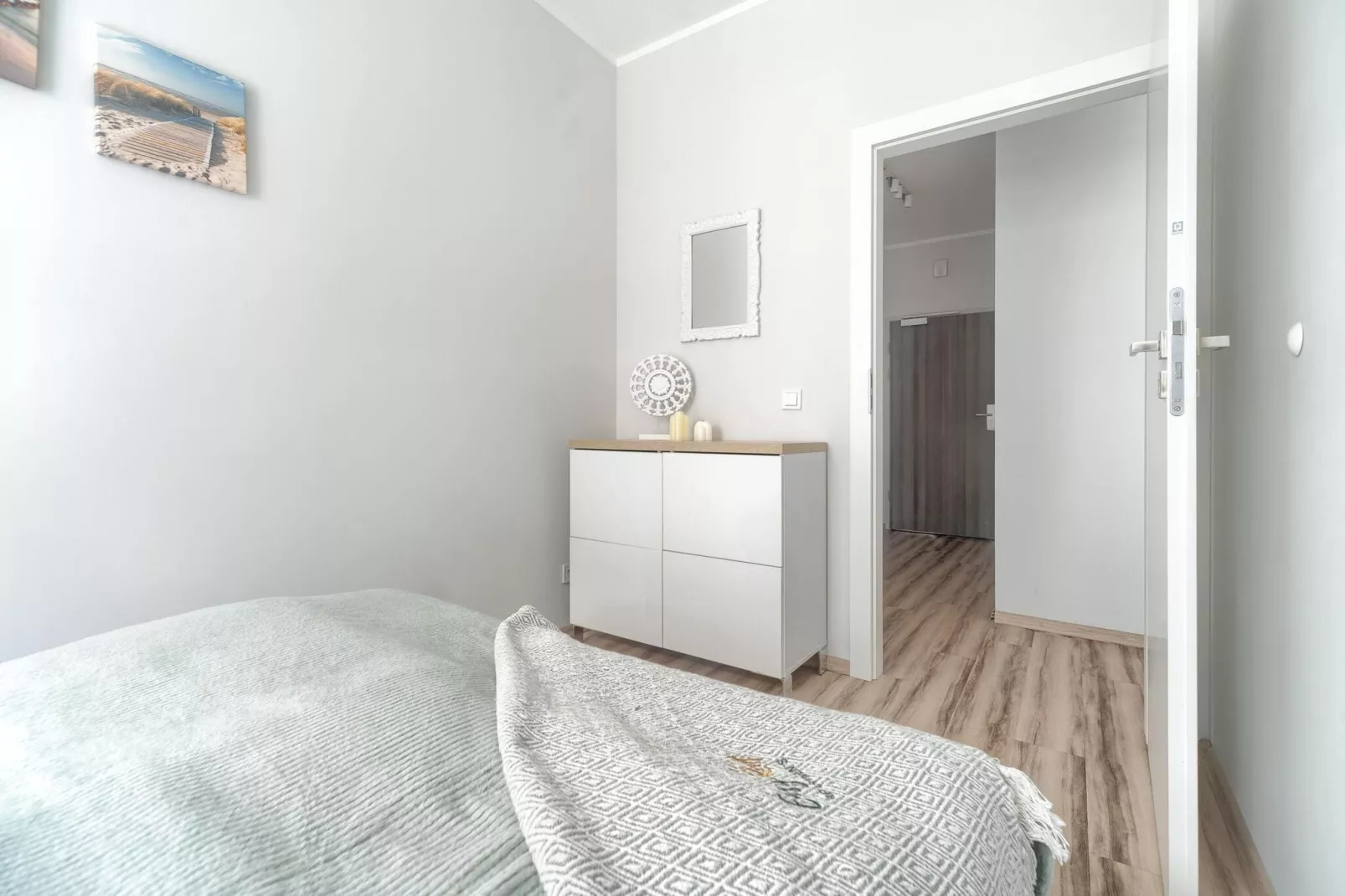 Apartament 4-osobowy Grunwaldzka 12A-13 Pobierowo-Bedroom