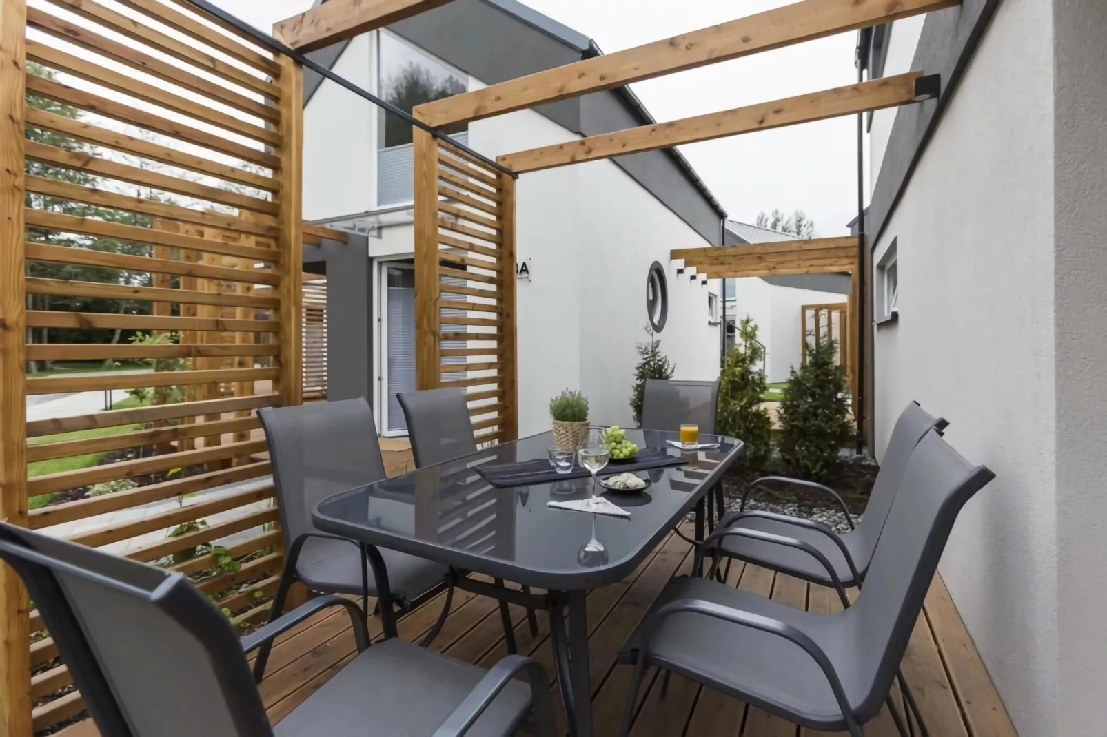 Apartment Przestronny 30 m2 Niechorze-Terrace balcony