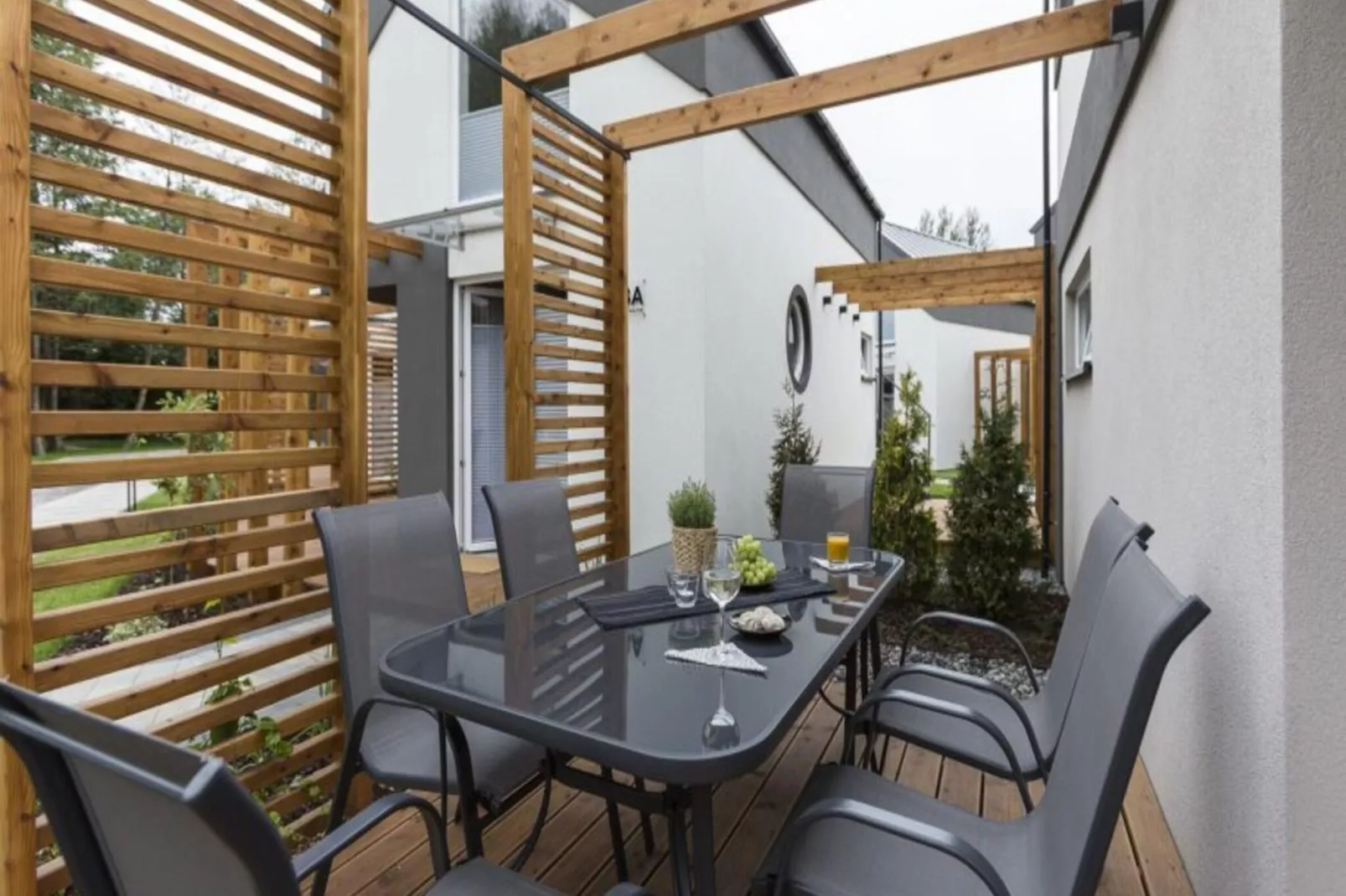 Apartment Wygodny 34 m2 Niechorze-Terrace balcony