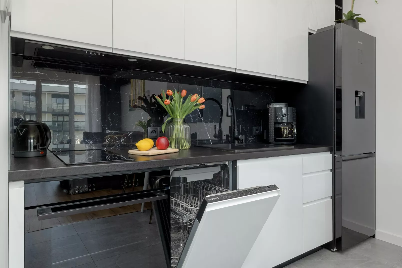 	Apartament Spadochroniarzy 8b/22 Dziwnów-Kitchen