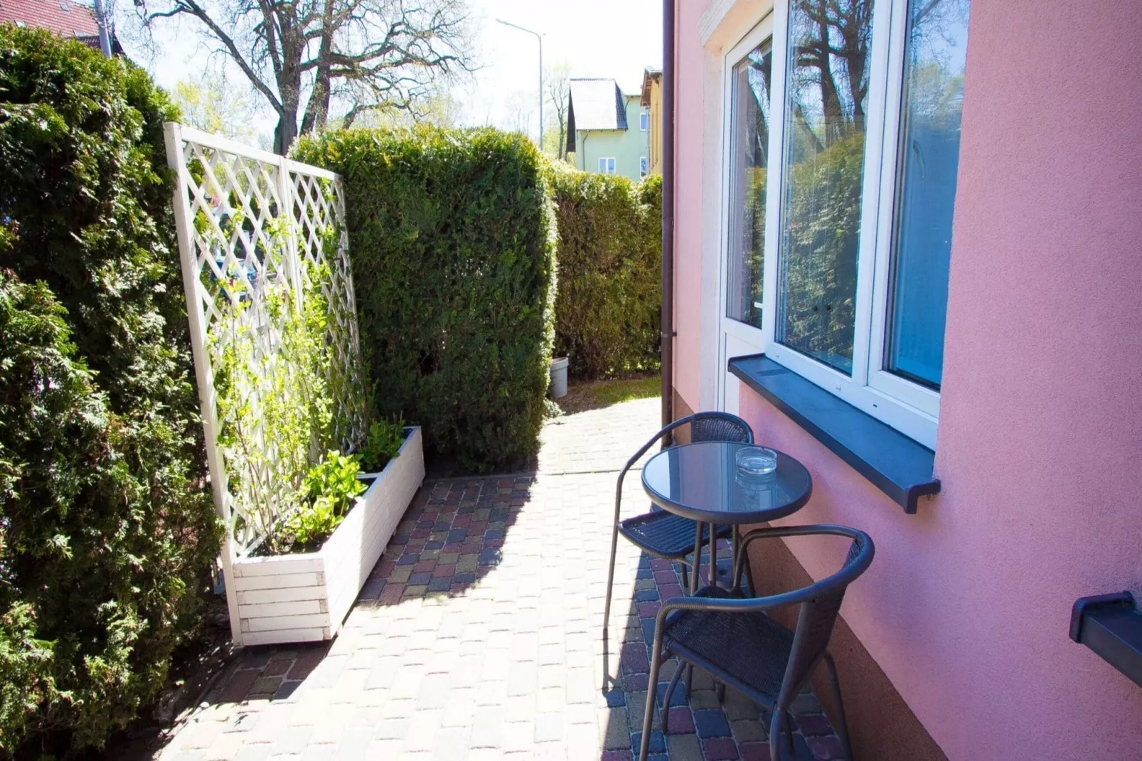 Studio 2-osobowe parter-Terrassenbalkon