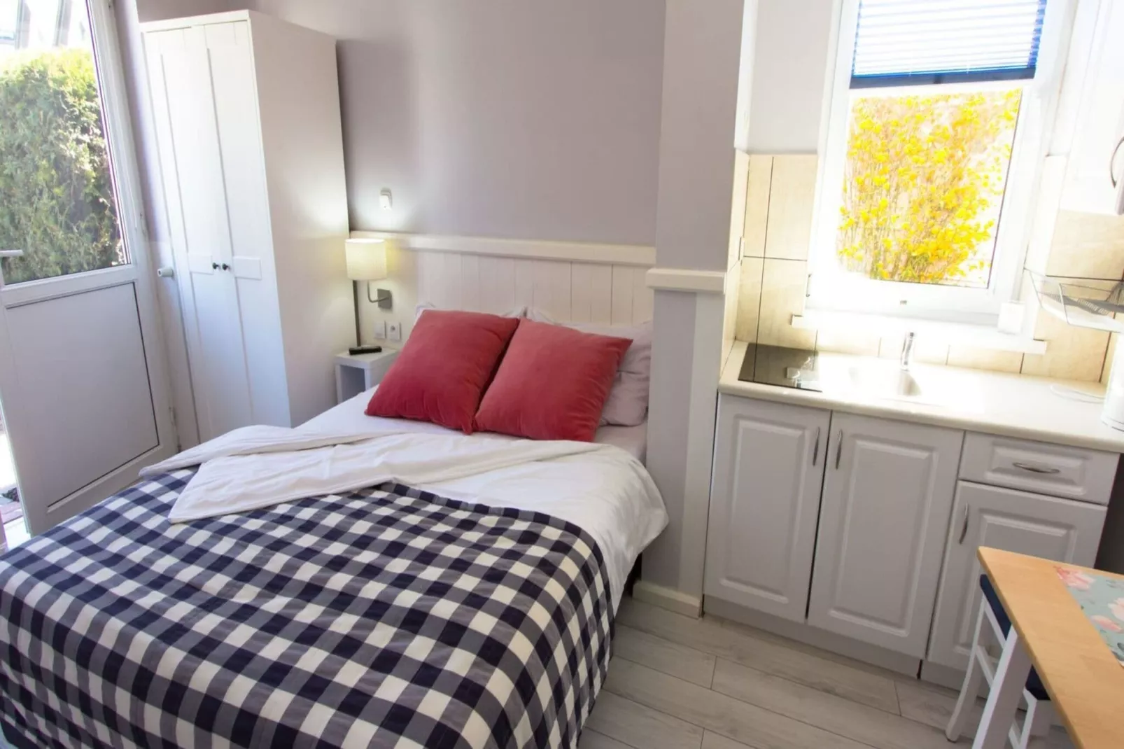 Studio 2-osobowe parter-Schlafzimmer