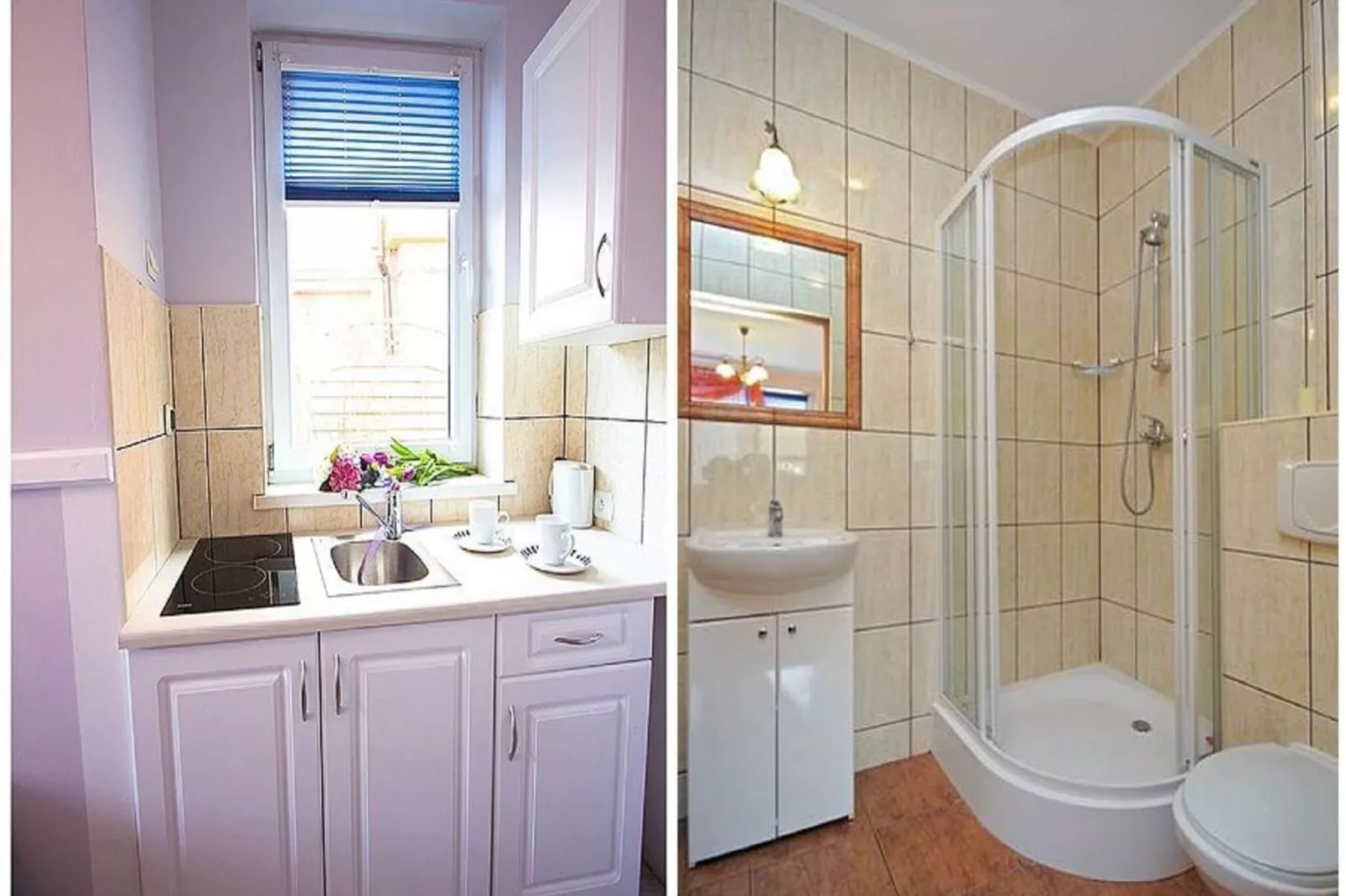 Studio 2-osobowe parter-Badezimmer