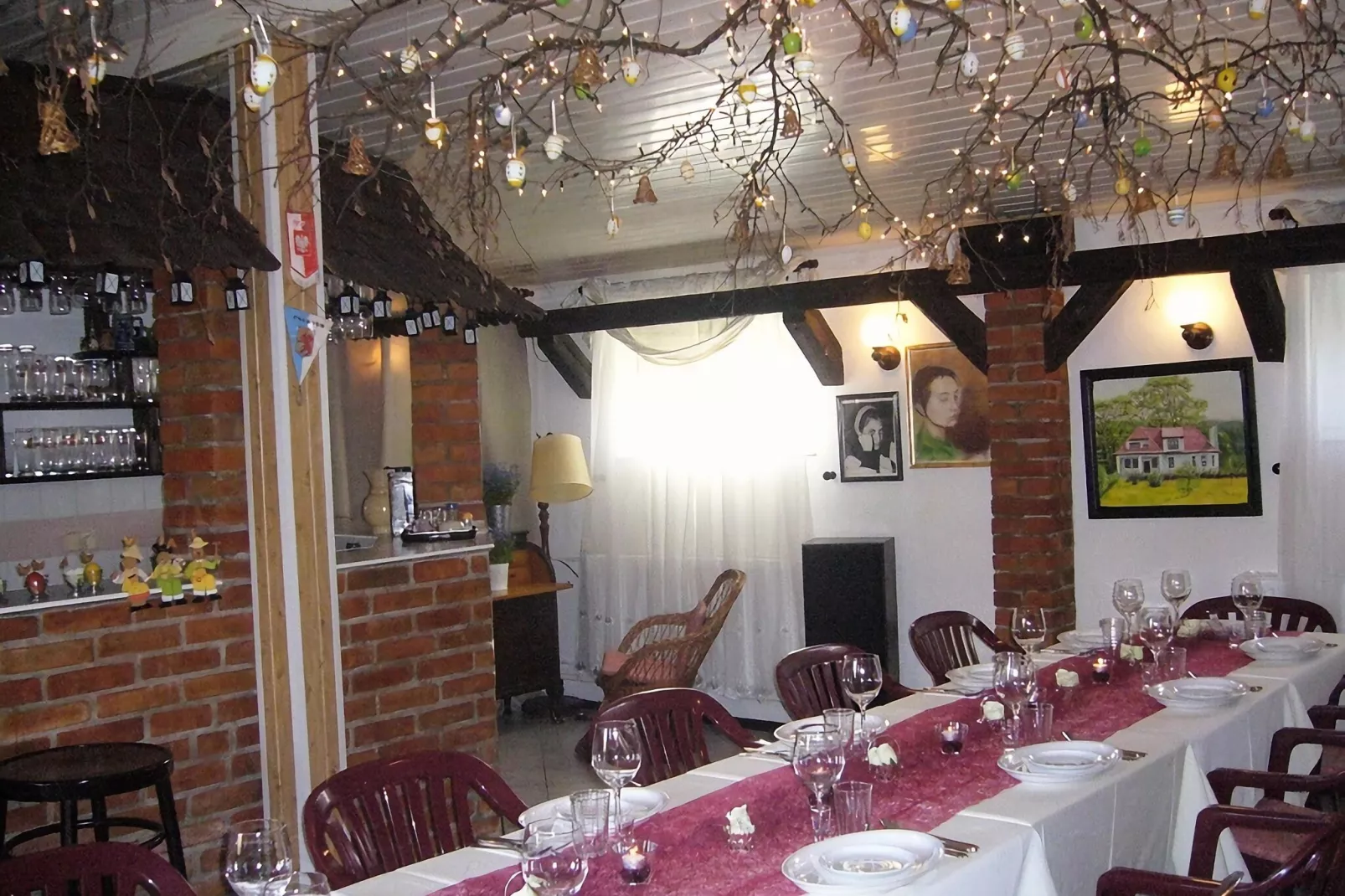 Willa wakacyjna dla 11 osób 182 m2 Knieja koło Polanowa-Dining room