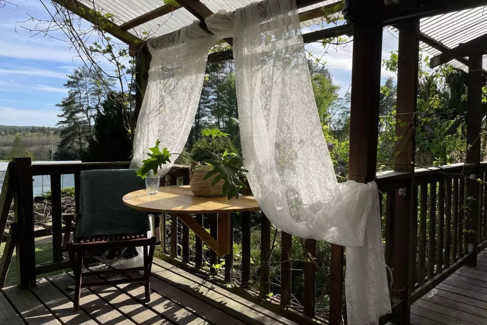 Dom wakacyjny dla 6 osób Różewko-Terrace balcony