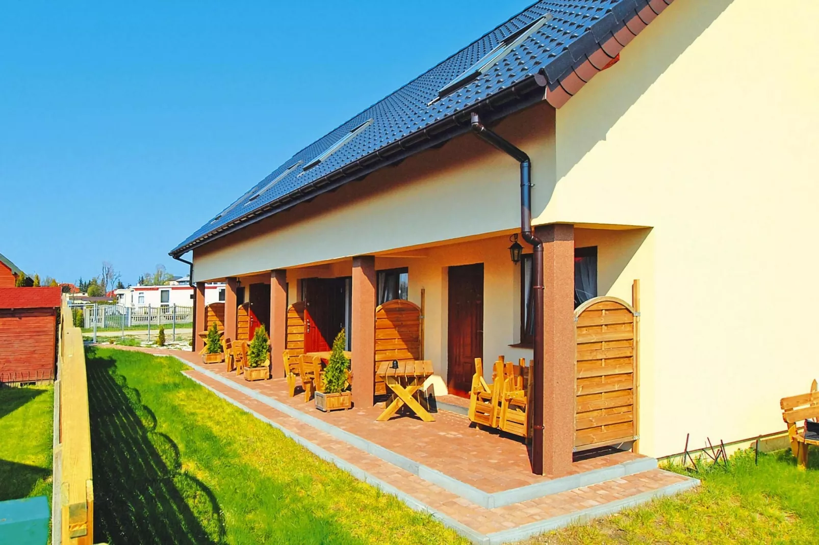 Domki szeregowe dla 5 osób Sarbinowo-Exterior summer