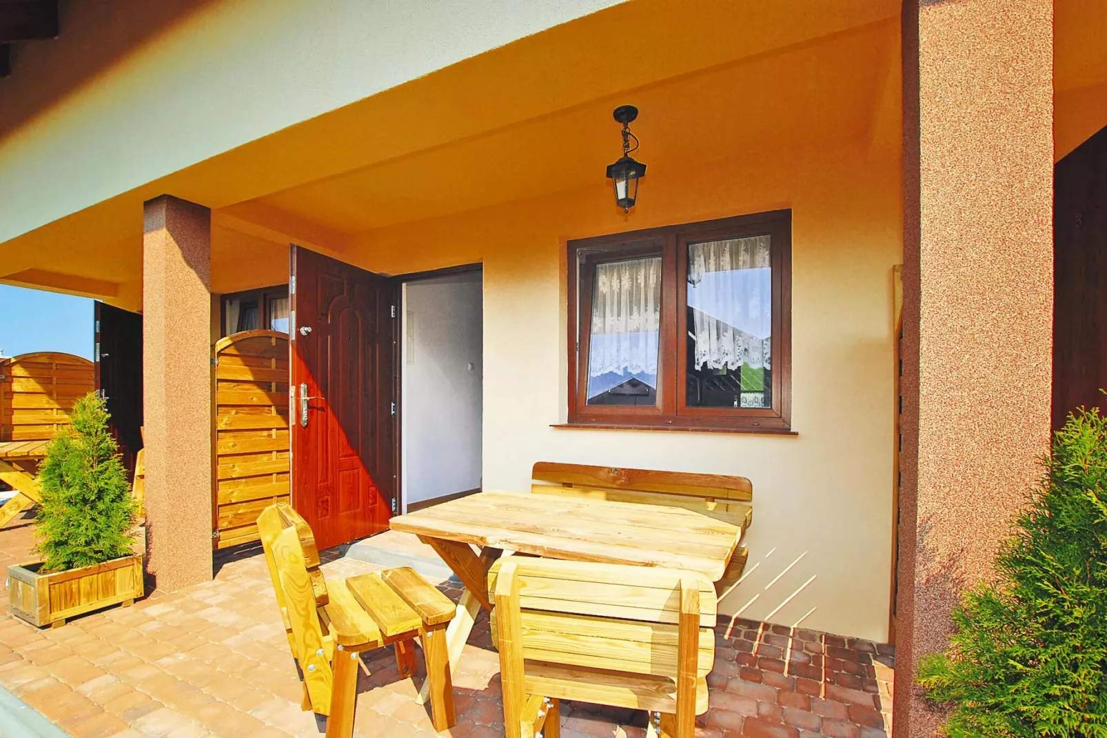 Domki szeregowe dla 5 osób Sarbinowo-Terrace balcony