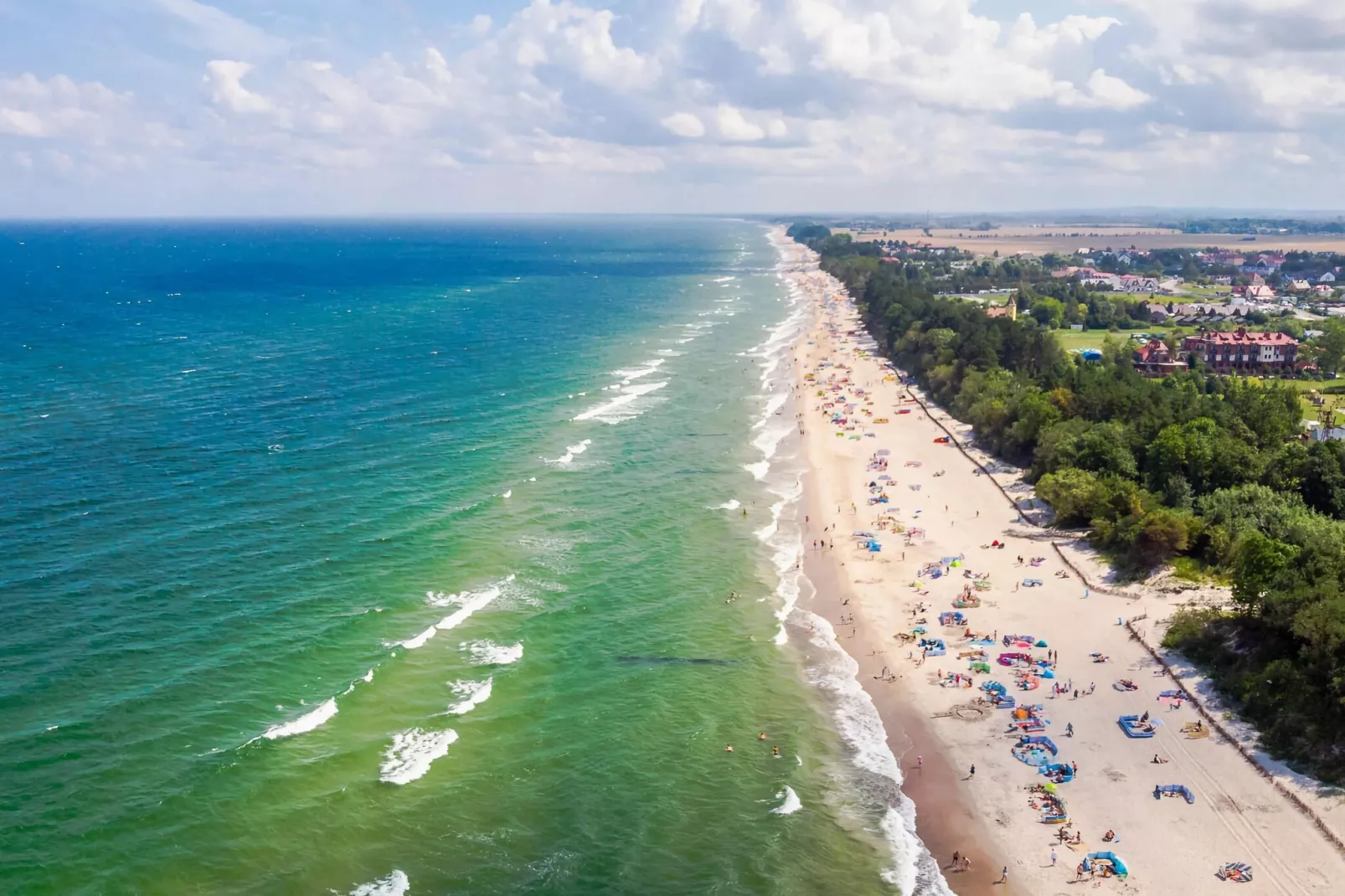 Domki szeregowe dla 5 osób Sarbinowo-Areas summer 5km