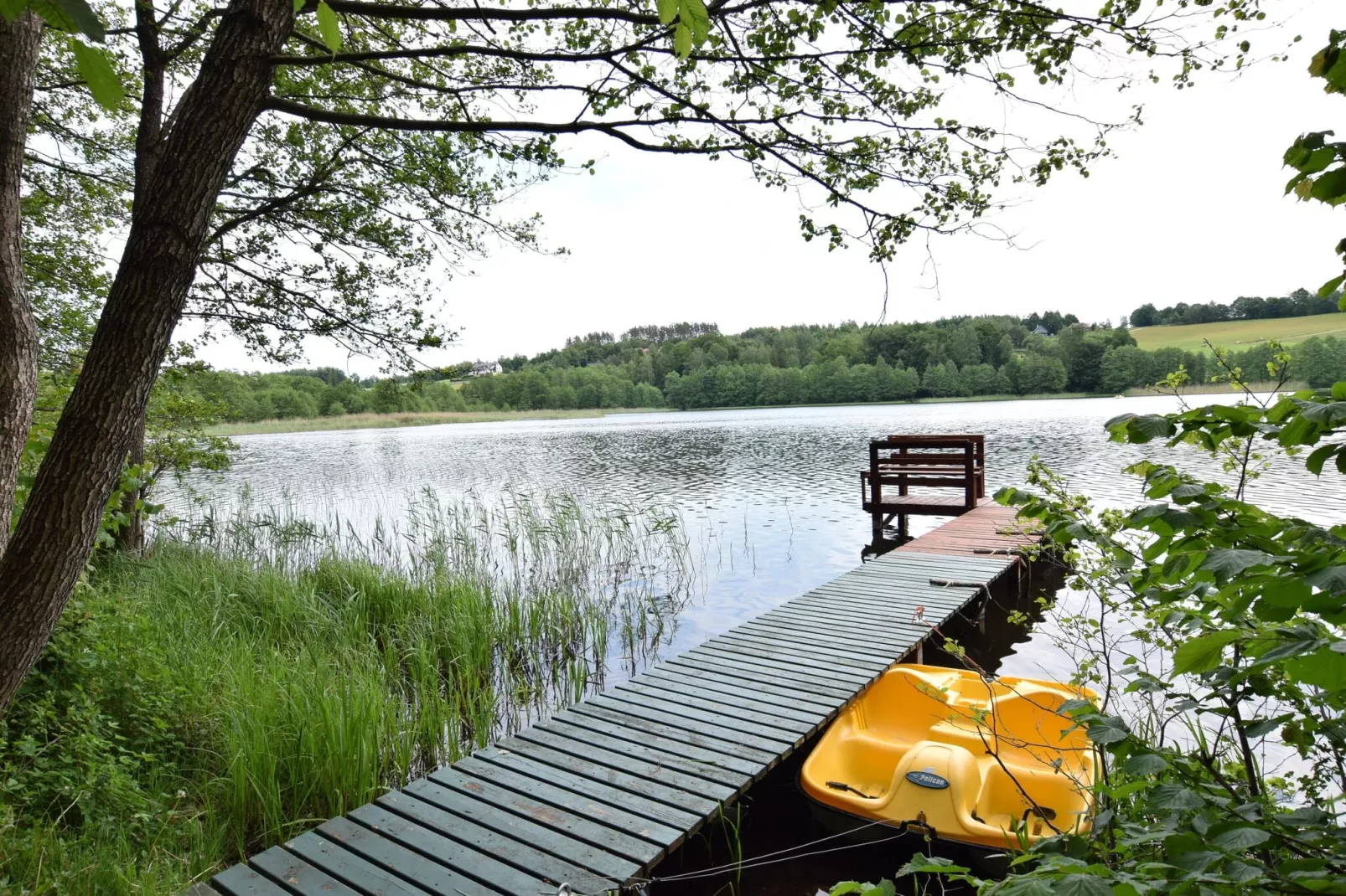 Holiday Home with whirlpool at the lake in Zakowo-Einrichtungen