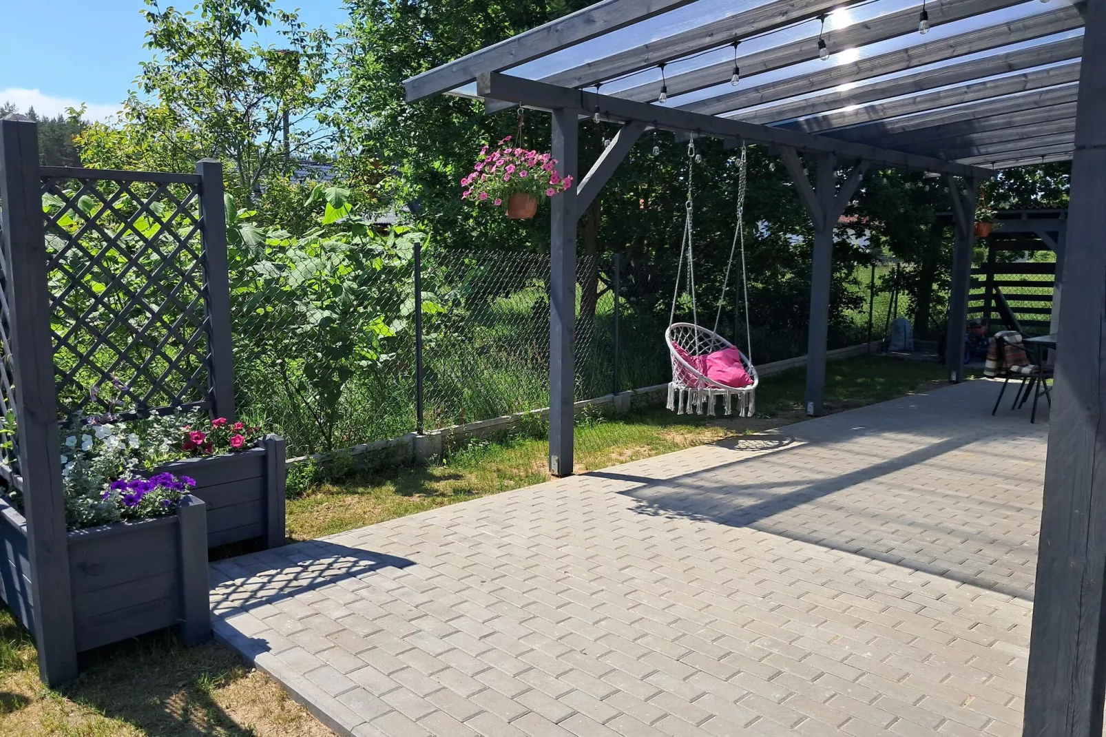 Holiday home in Kopalino-Terrace balcony