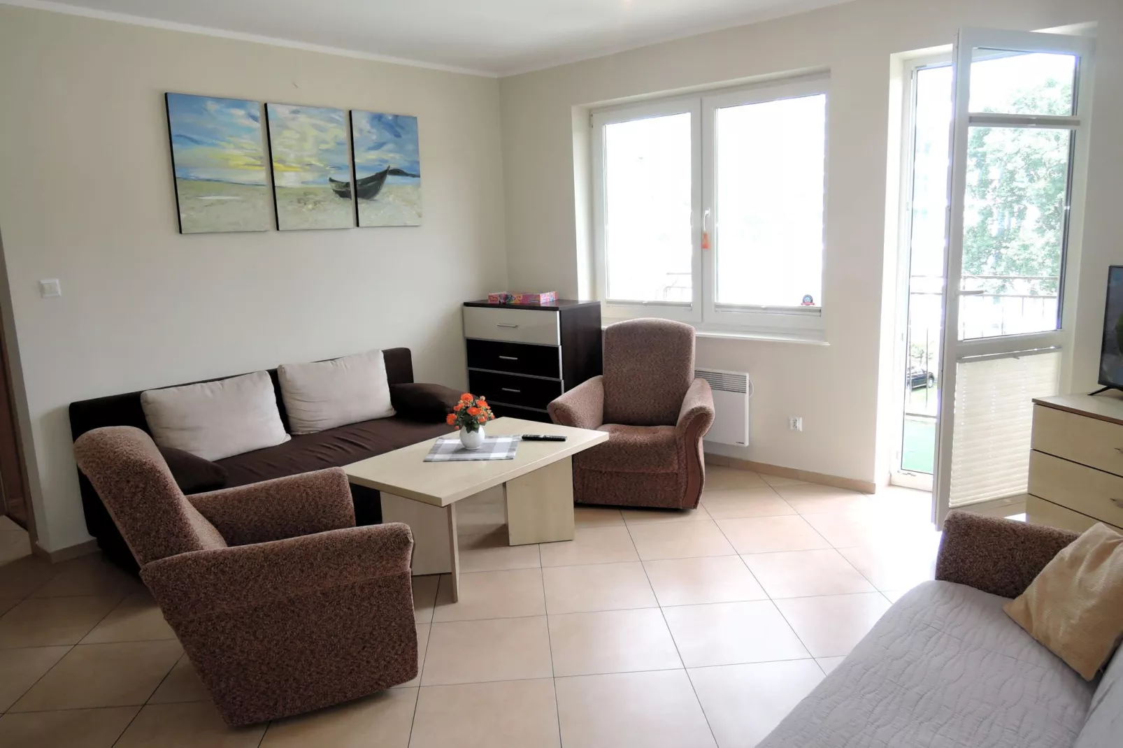Apartament w Miedzyzdrojach "Morskie Oko" A-Living room