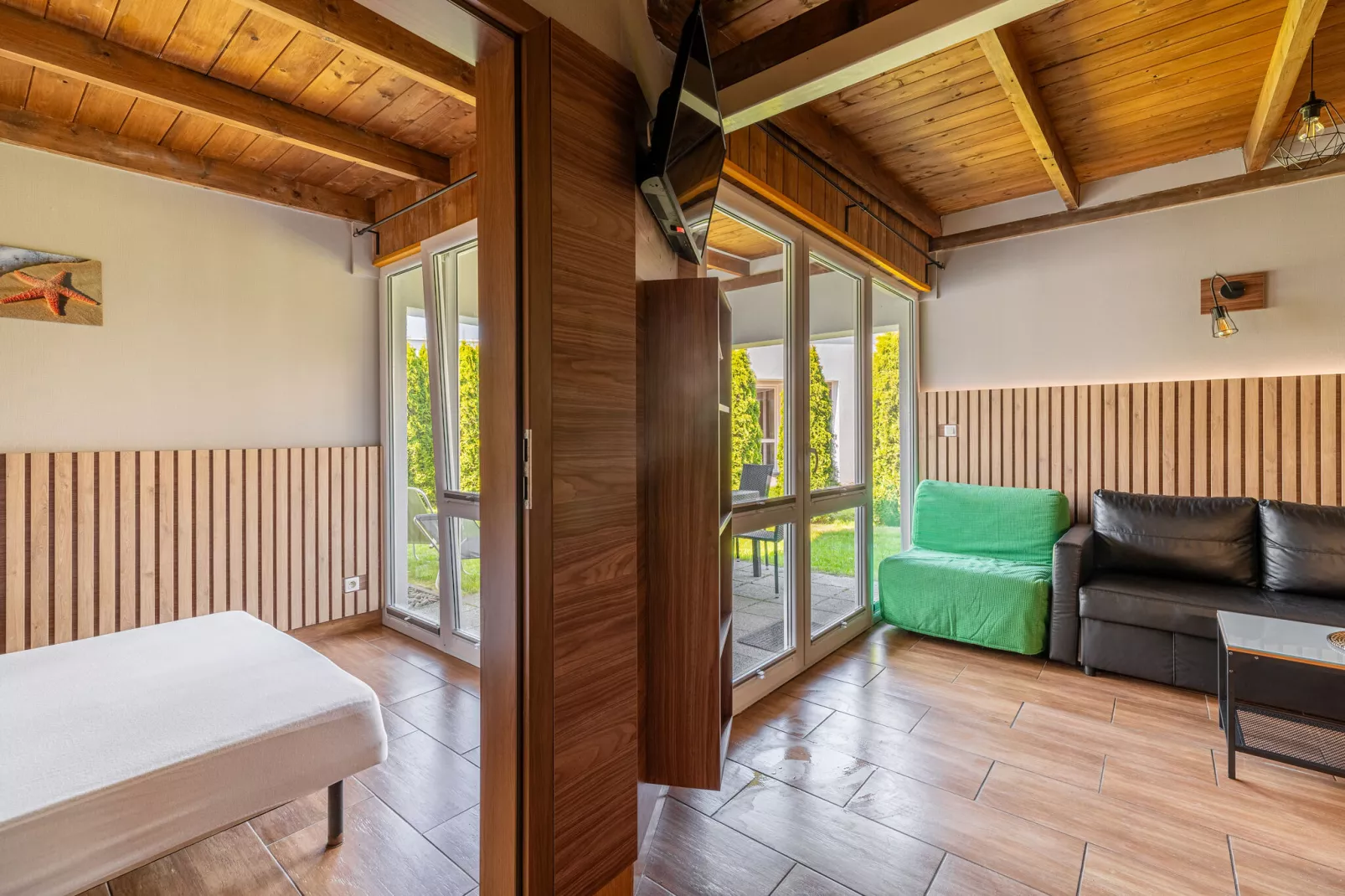 Domki wakacyjne z basenem Sianożąty-Living room