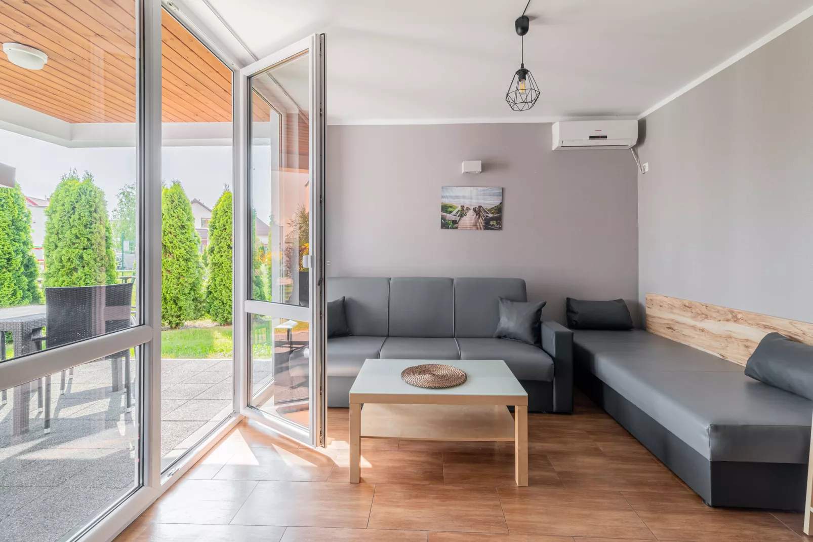 Domki wakacyjne z basenem Sianożąty-Living room