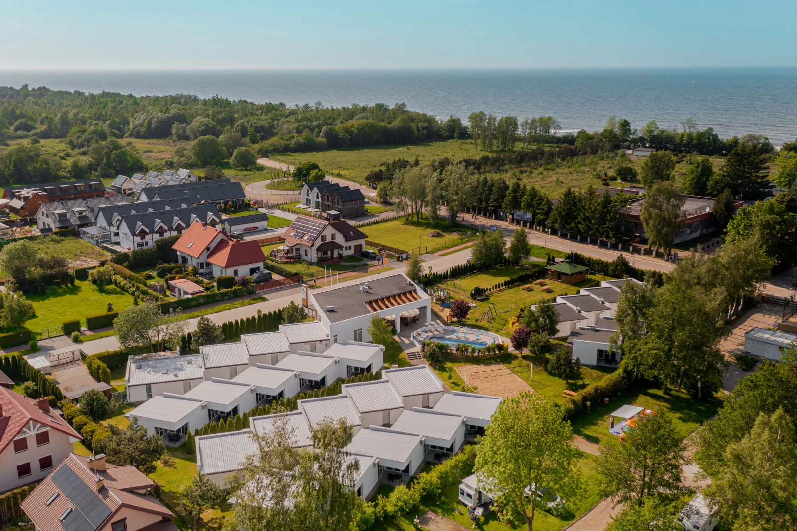 Domki wakacyjne z basenem Sianożąty-Exterior summer
