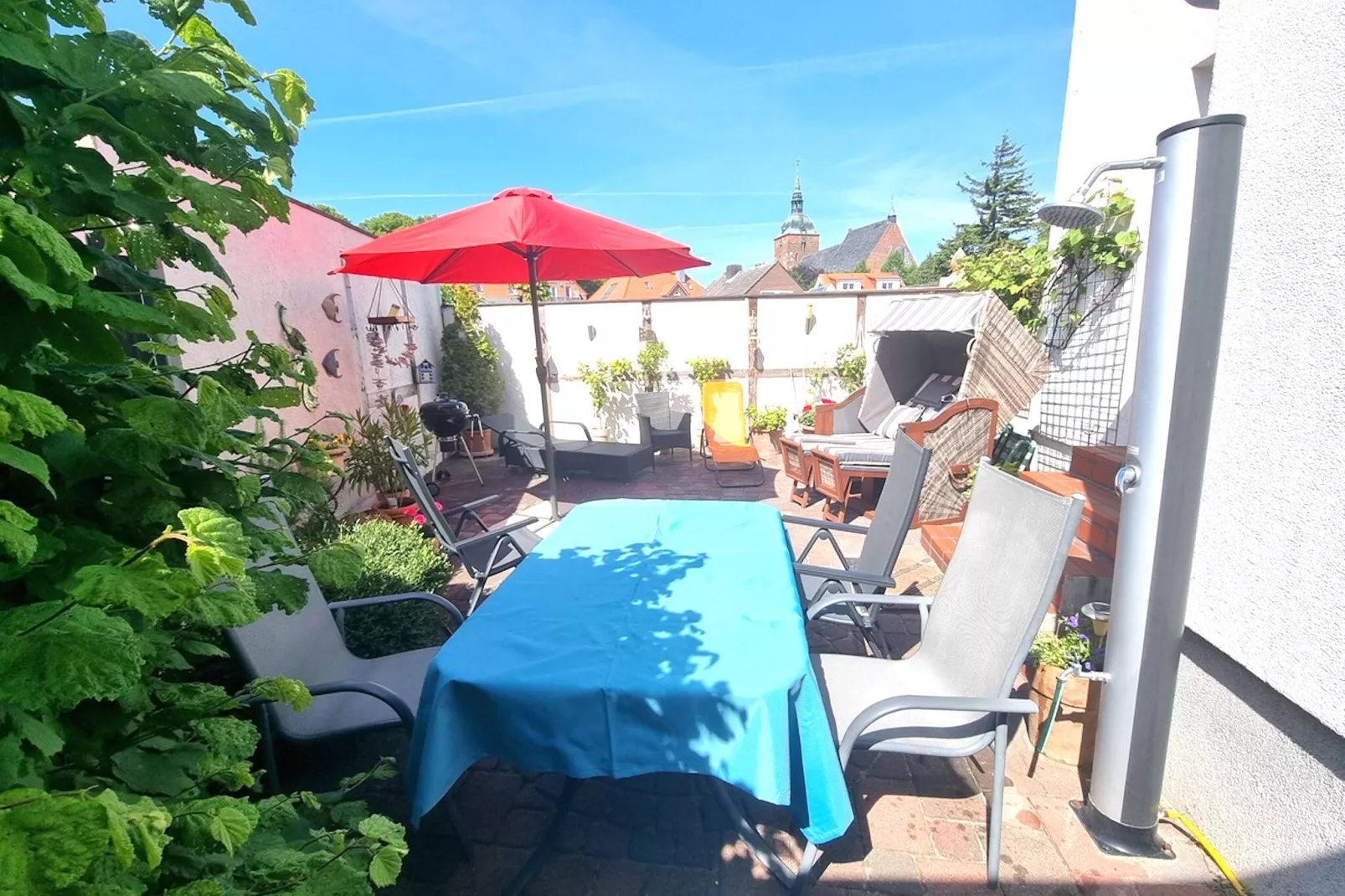 Ferienhaus Ruhe Oase Fehmarn-Terrace balcony