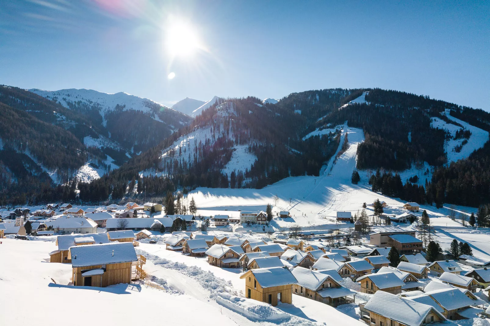 Almdorf Hohentauern 63-Gebiet Winter 1 km