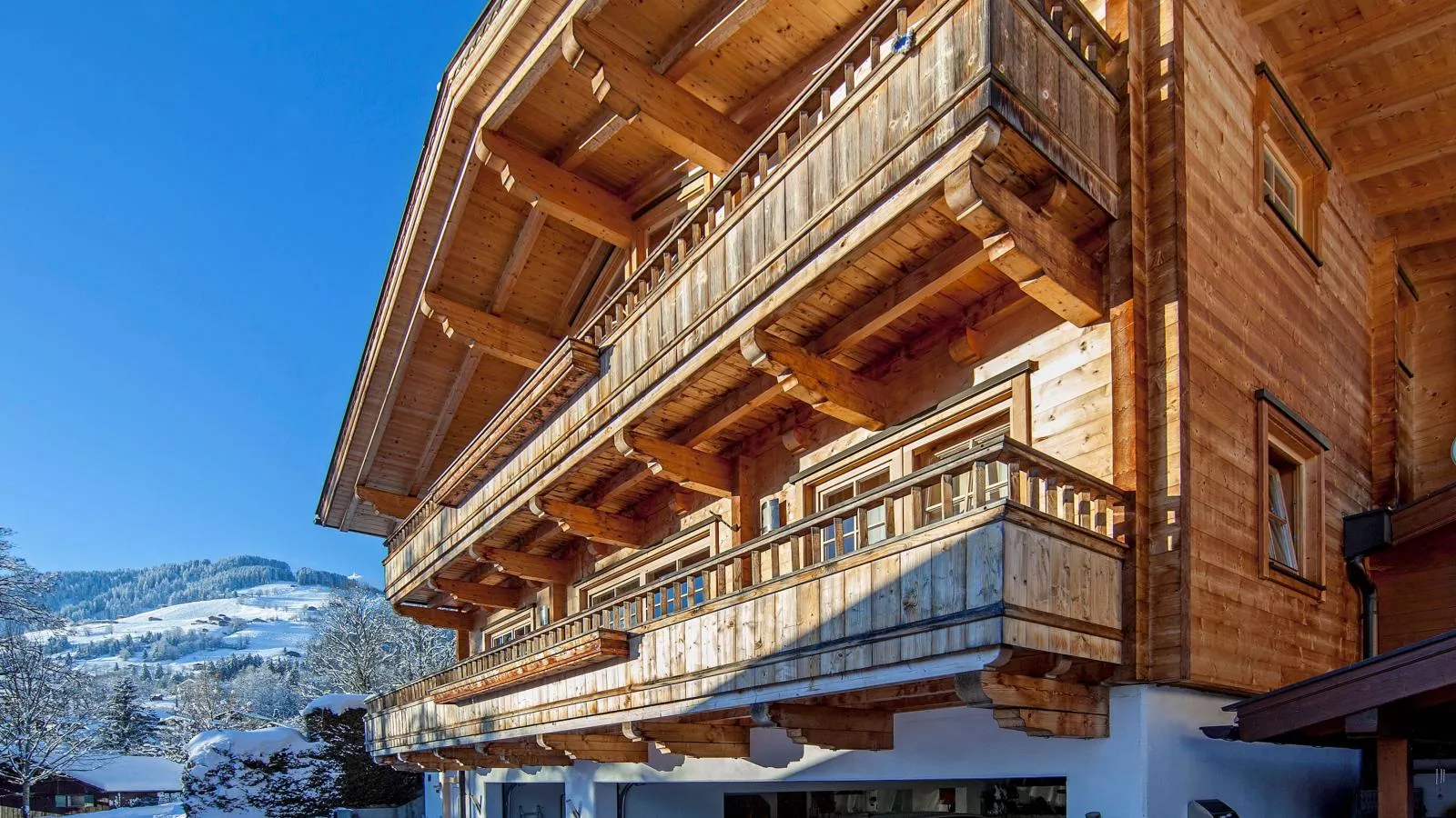 Mit Dampfbad-Exterior winter