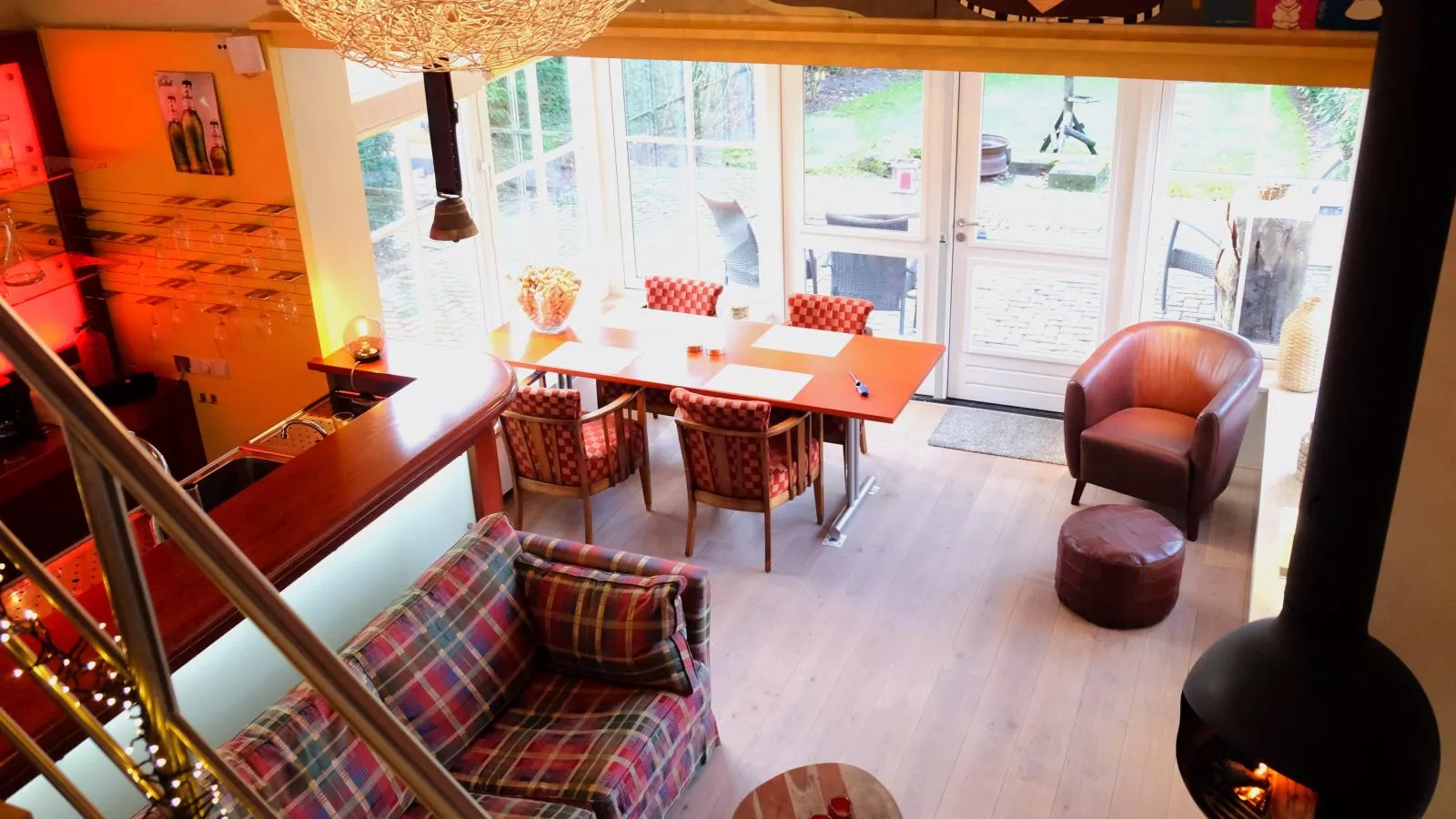 Wellnesshuisje Kalheupink-Living room