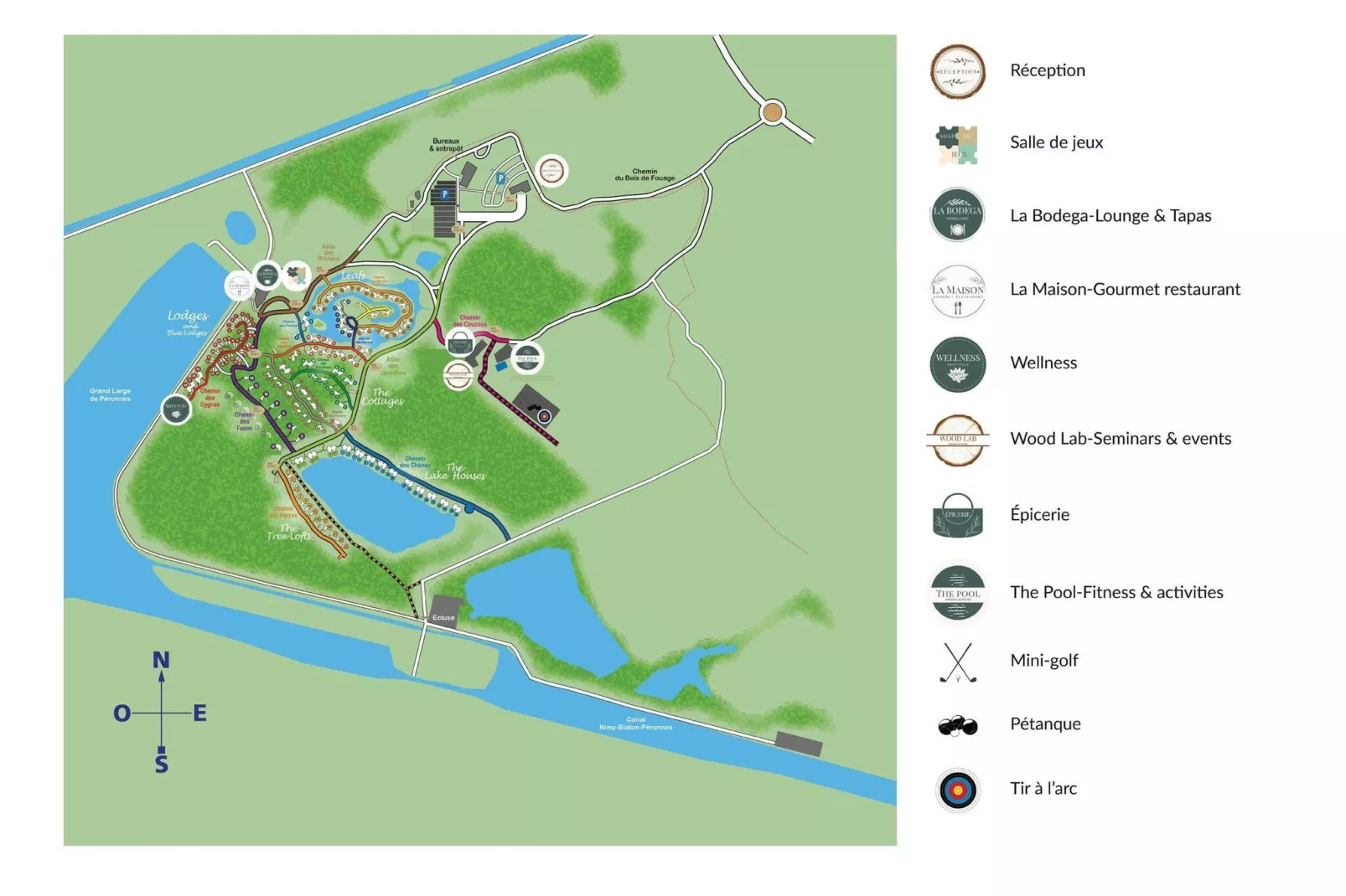 The Easy Accessible Leaf by YourNature-Park facilities