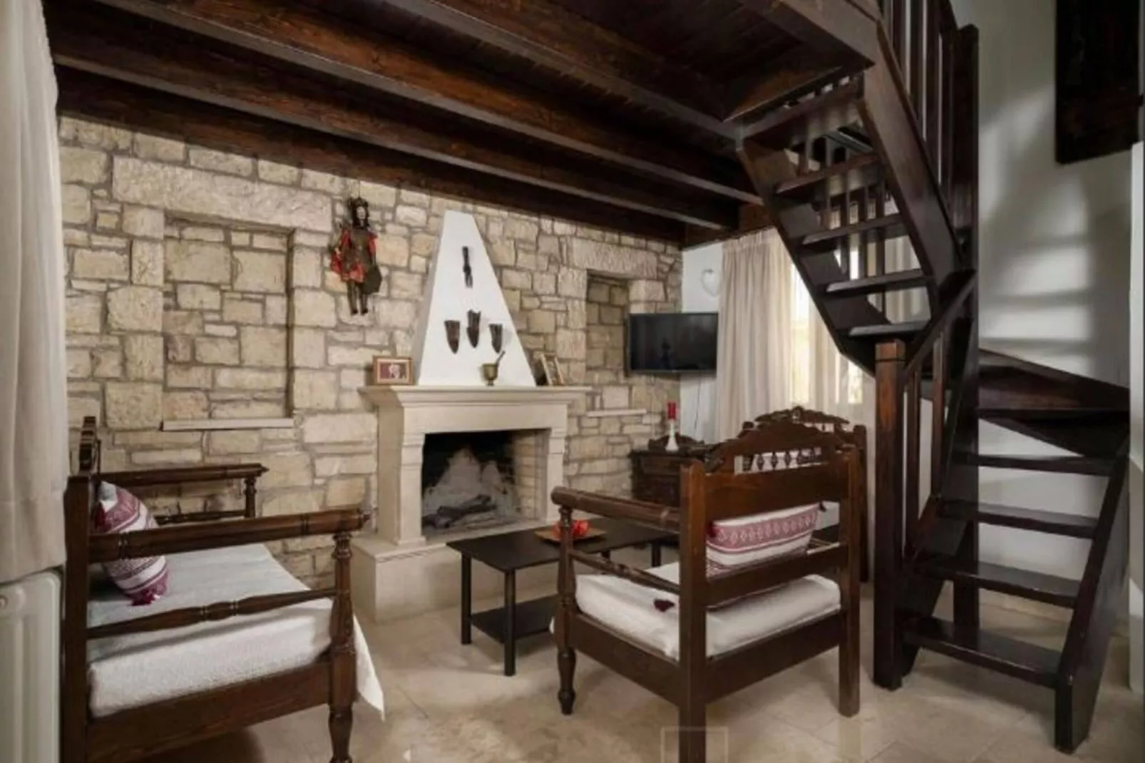 Orelia Cretan Villa II 4 persons-Wohnzimmer