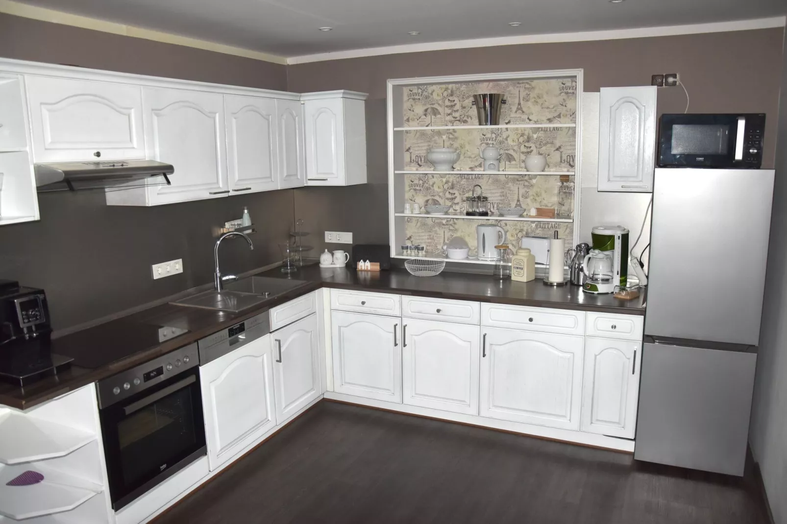 Modern holiday flat with pool in the Harz-Kitchen