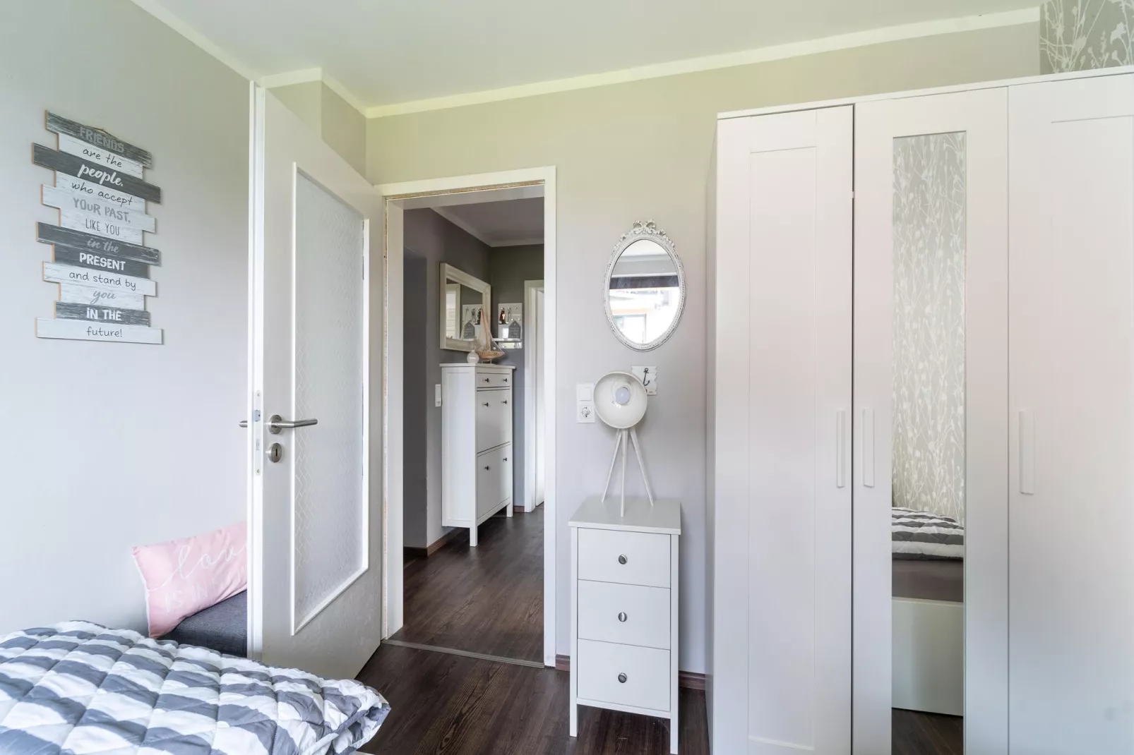 Modern holiday flat with pool in the Harz-Bedroom