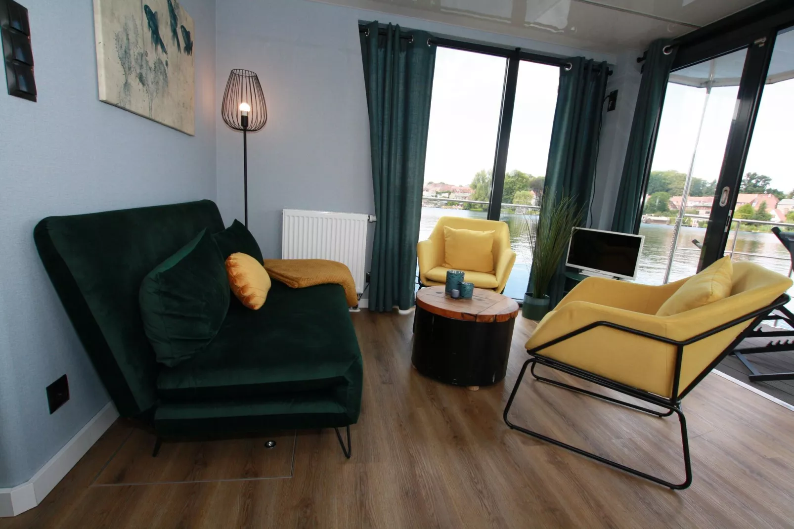 Hausboot Friedrich-Living room