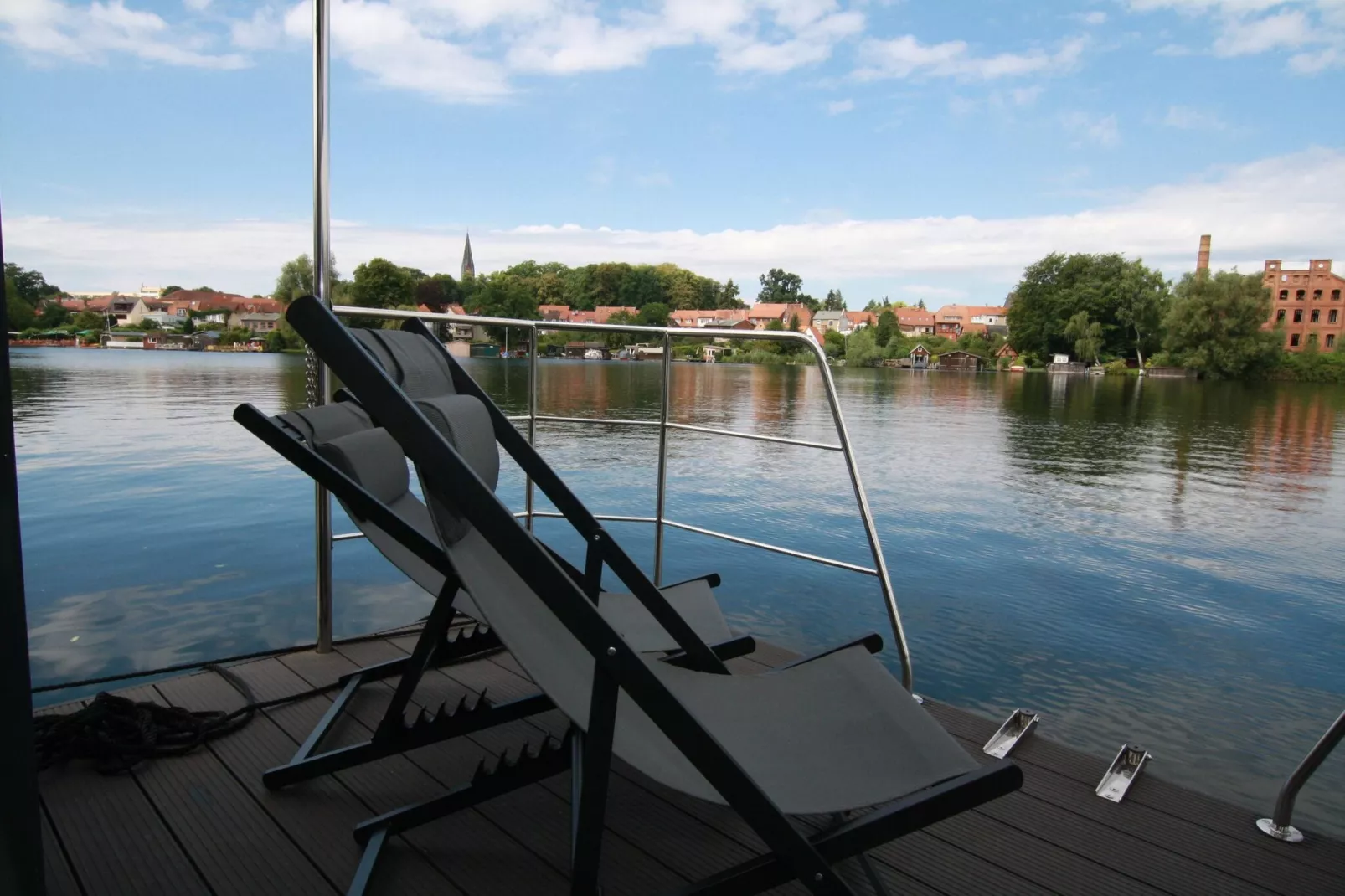 Hausboot Friedrich-Terrace balcony
