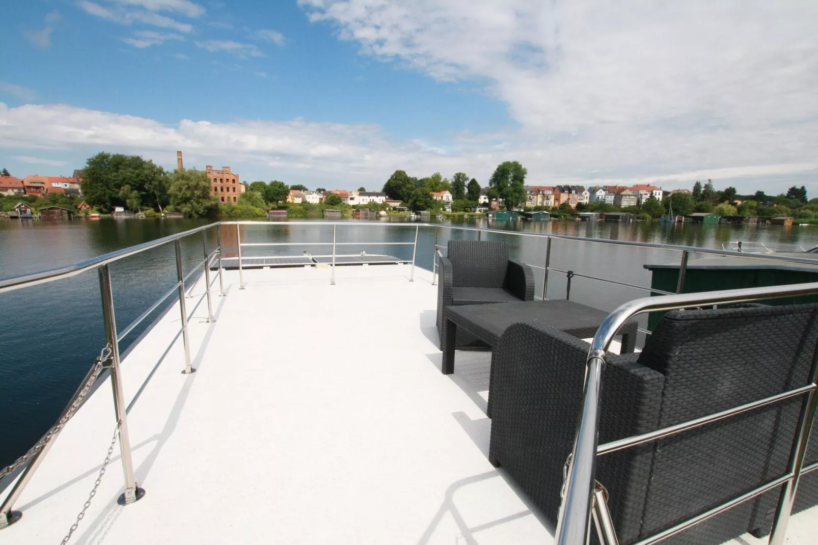 Hausboot Friedrich-Terrace balcony