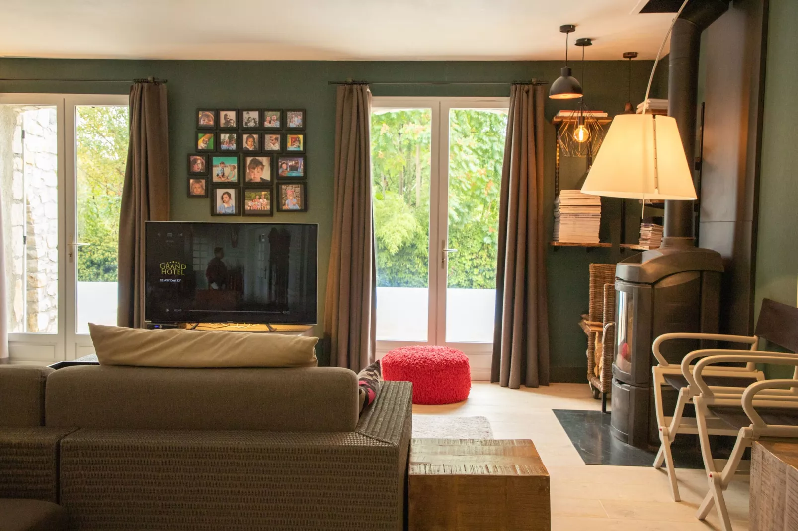 Villa Ardeche-Wohnzimmer